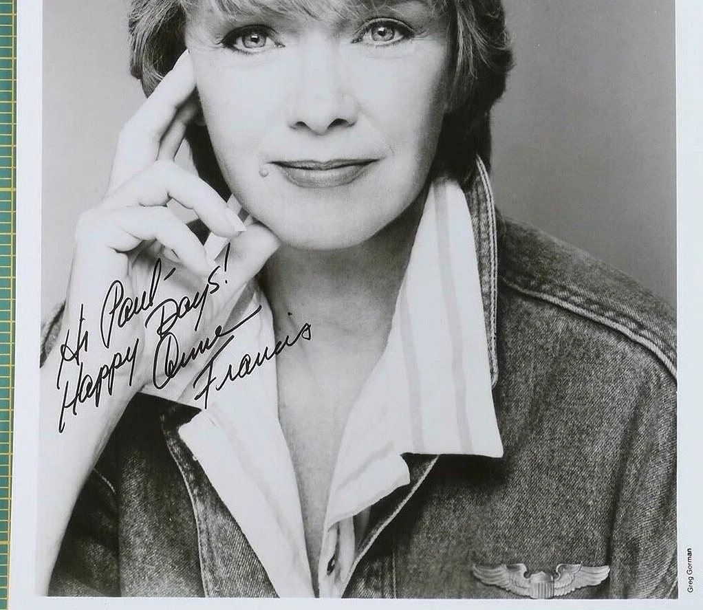Jean Smart — ANNE FRANCIS SIGNED & INSCRIBED PHOTO - FORBIDDEN PLANET ACTRESS 8x10 authentic, image 2