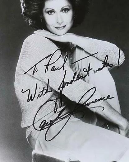 Carol Lawrence — Carol Lawrence Signed Inscribed Photo to Paul - American TV & Broadway Actress, изображение 2
