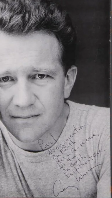 Craig Wasson — CARIG WASSON Autographed Inscribed Photo w / typed letter signed by Actor 8x10, изображение 4