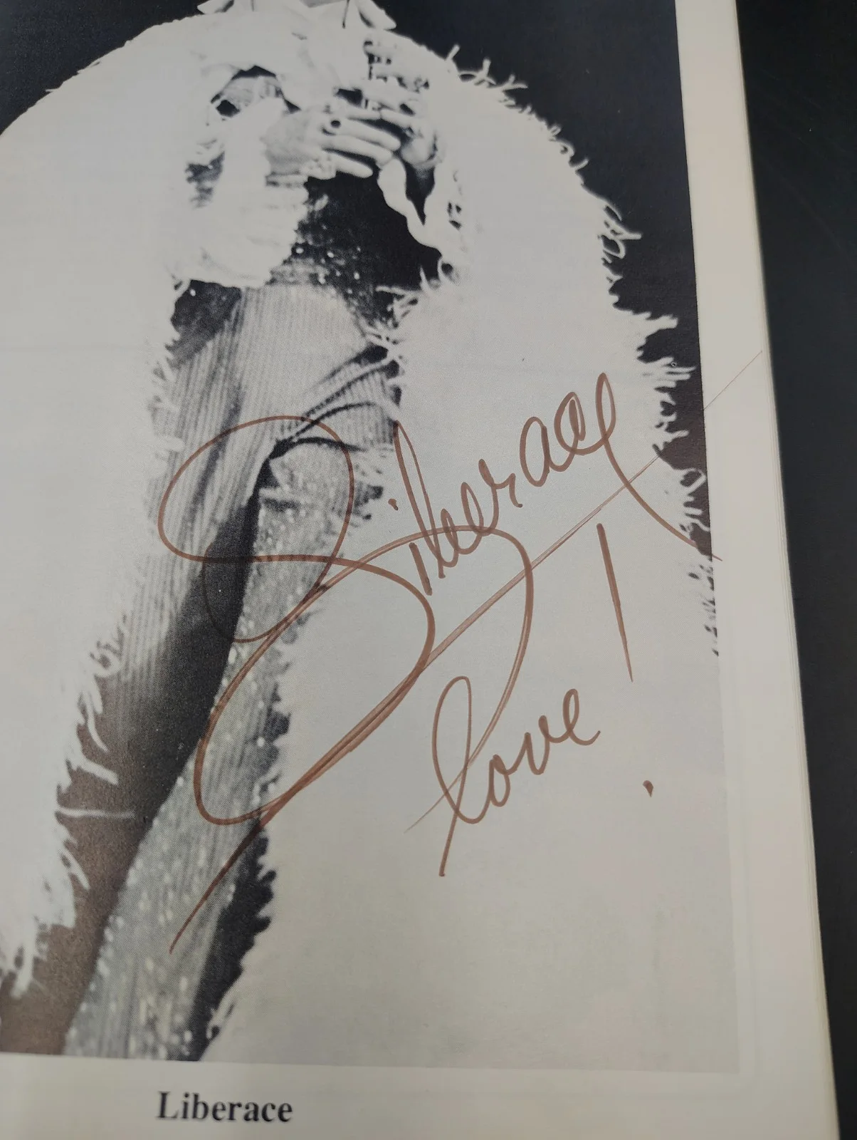 1977 Liberace Love! Autographed Garden State Arts Center Program, image 2