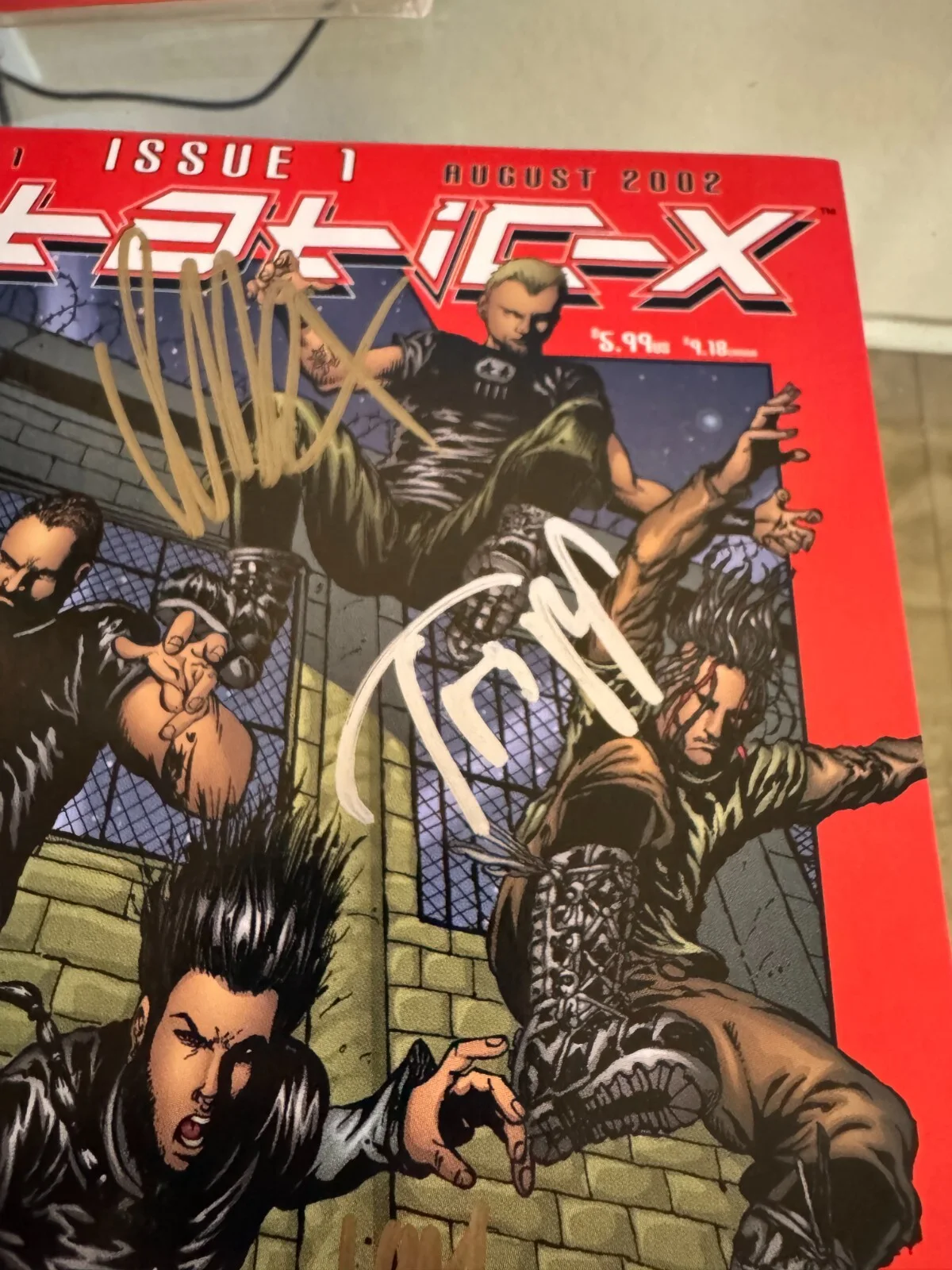 VERY RARE - STATIC-X CHAOS MUSIC COMICS #1 AUTOGRAPHED - W/CD -, image 4