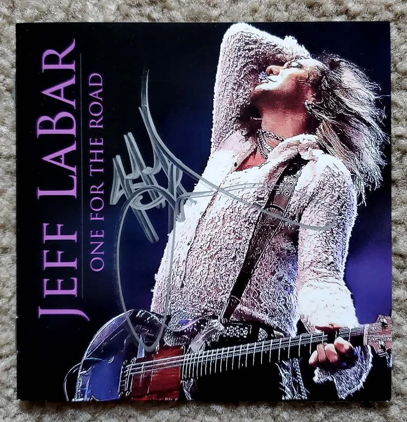 Jeff LaBar Autographed CD – One For The Road - Cinderella, image 2