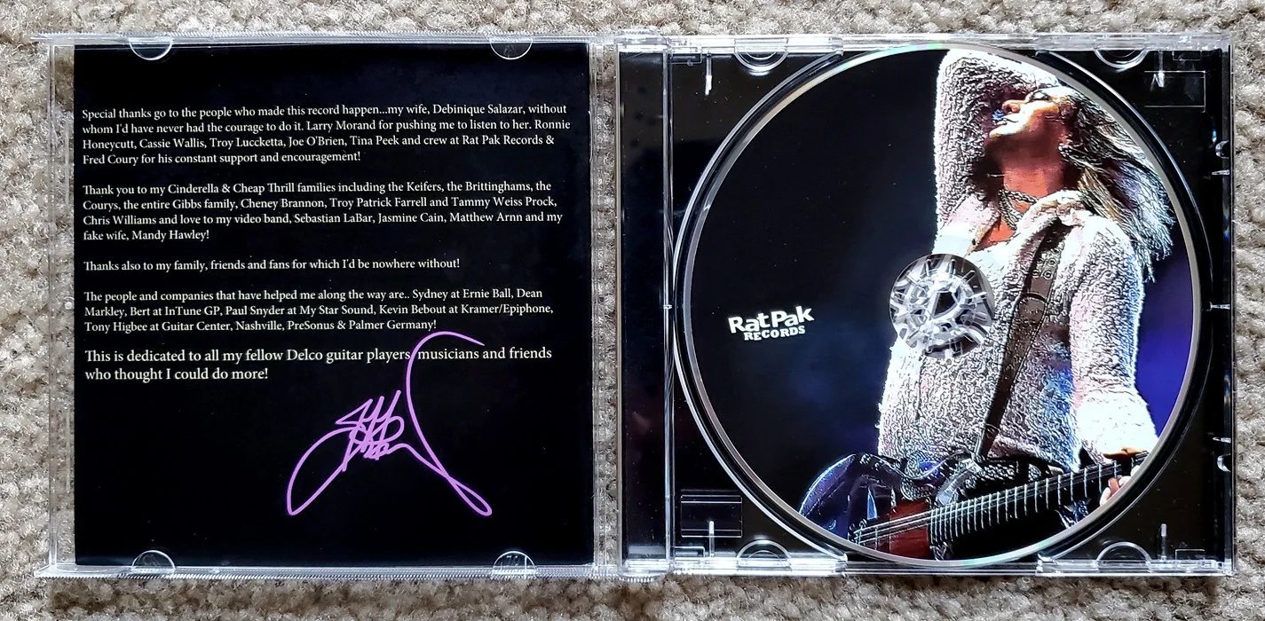 Jeff LaBar Autographed CD – One For The Road - Cinderella, image 3