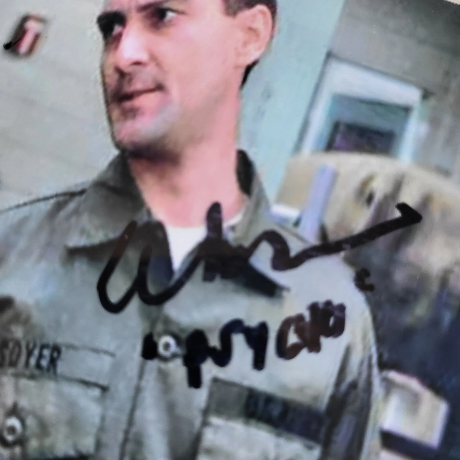 Conrad Dunn — Conrad Dunn Stripes Hand Signed 4x6 Autograph Photos, изображение 3