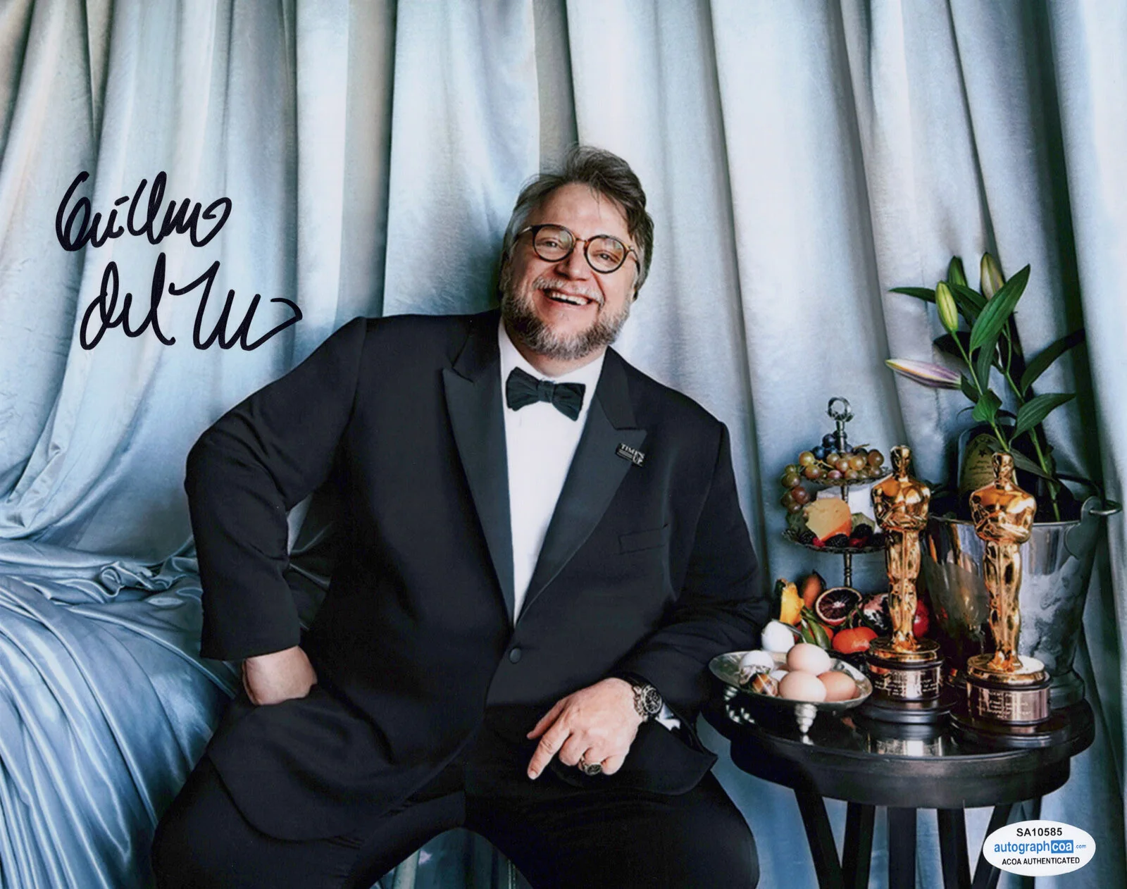 GUILLERMO DEL TORO — Guillermo Del Toro signed "OSCAR" 8x10 Photo i EXACT PROOF Shape Of Water ACOA, изображение 4