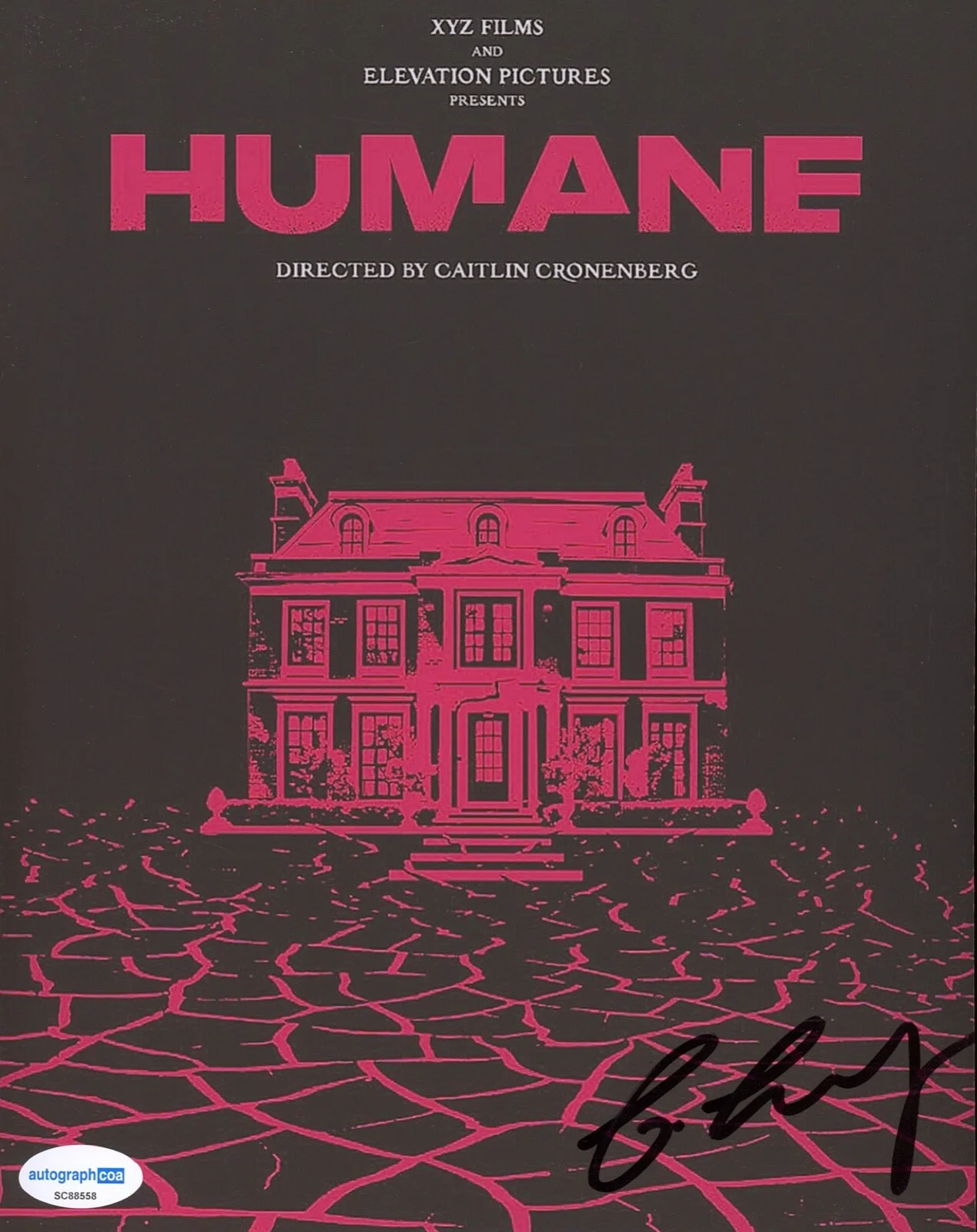 Caitlin Cronenberg — Caitlin Cronenberg signed "HUMANE" 8x10 Photo a EXACT PROOF Director ACOA COA, изображение 4