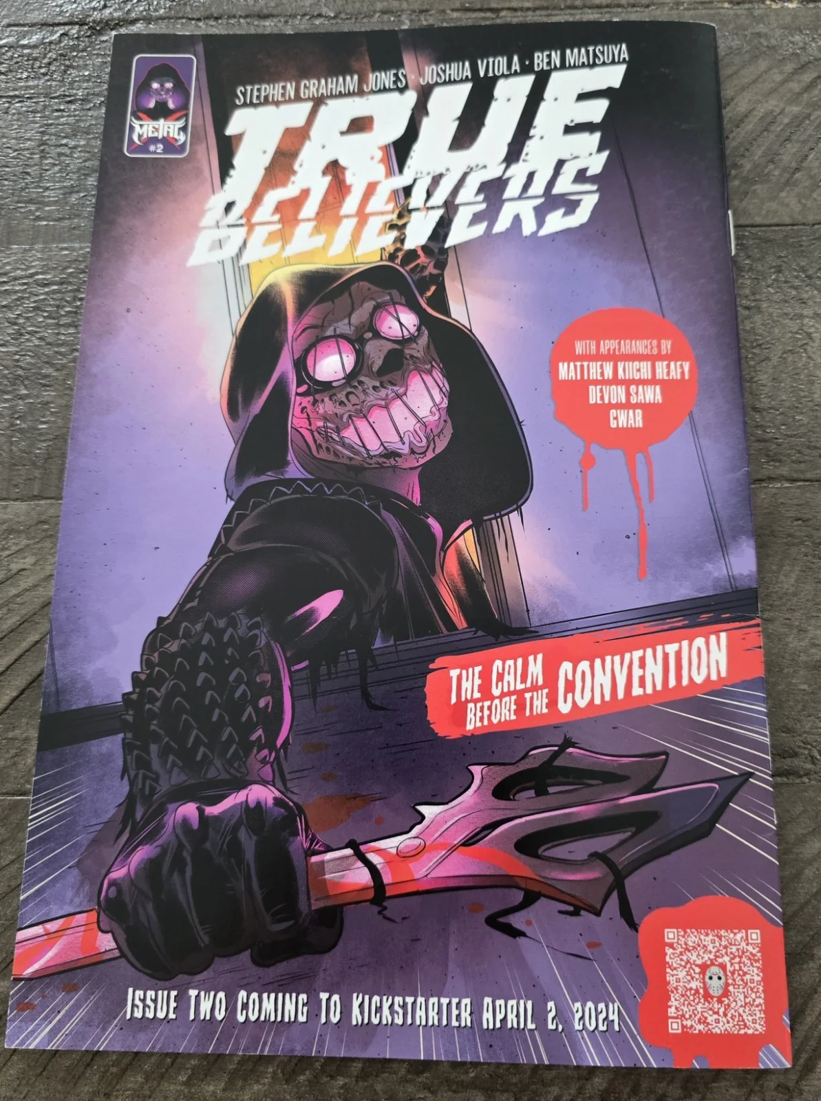 Jamie Lee Curtis — Jamie Lee Curtis Signed Comic Book From Her Website, image 2