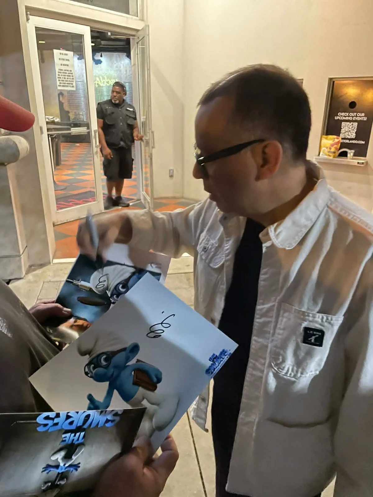 Fred Armisen Signed Authentic SNL Smurfs Photo, image 3