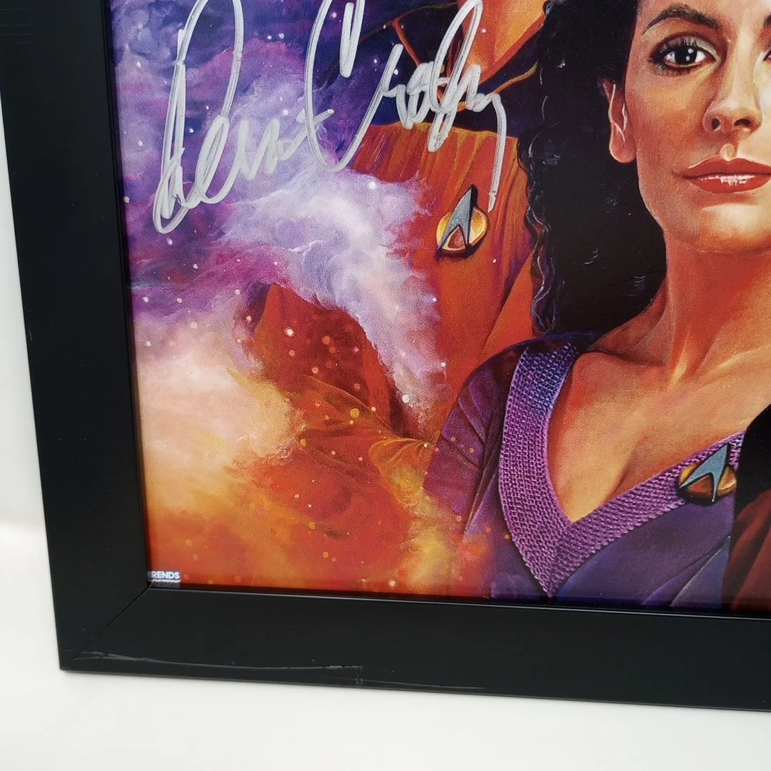 Brent Spiner, Denise Crosby, Levar Burton, Gates McFadden — Star Trek TNG Signed & Framed Print JSA (Spiner, Crosby, Burton, McFadden), изображение 5