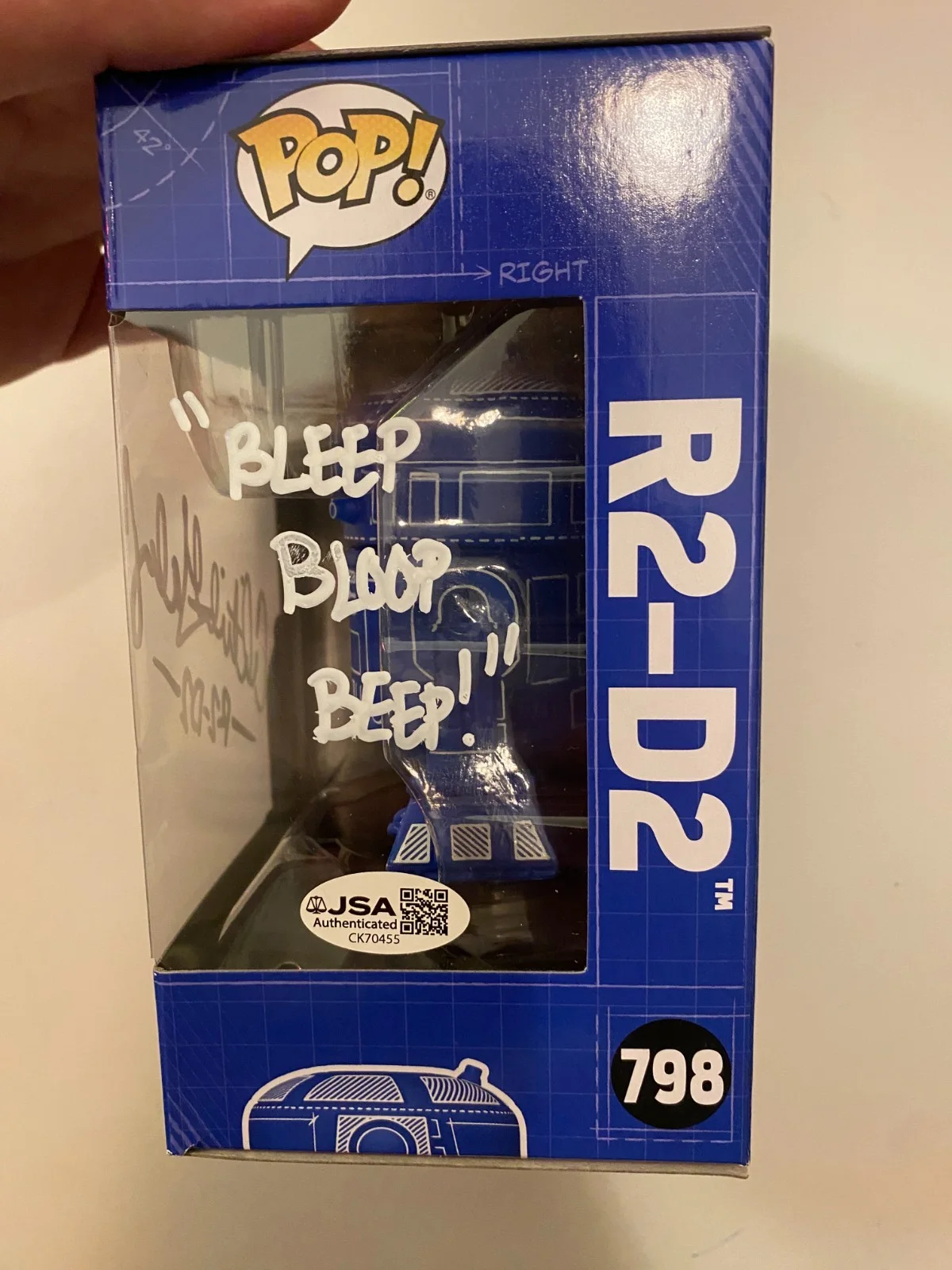 Christine Galey — Star Wars - R2-D2 pop signed by Christine Galey - JSA COA, image 2