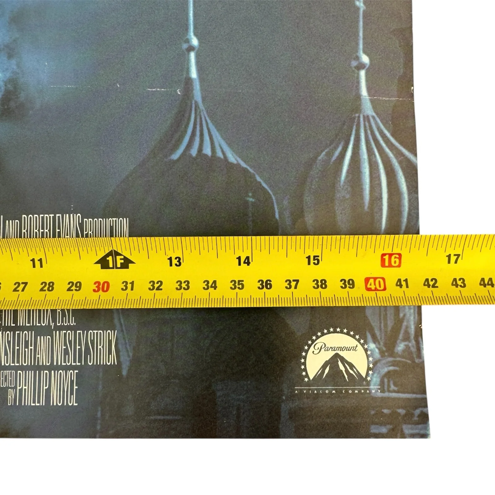 Vintage The Saint 1997 Movie Poster Val Kilmer Elisabeth Shue 16.5", изображение 4
