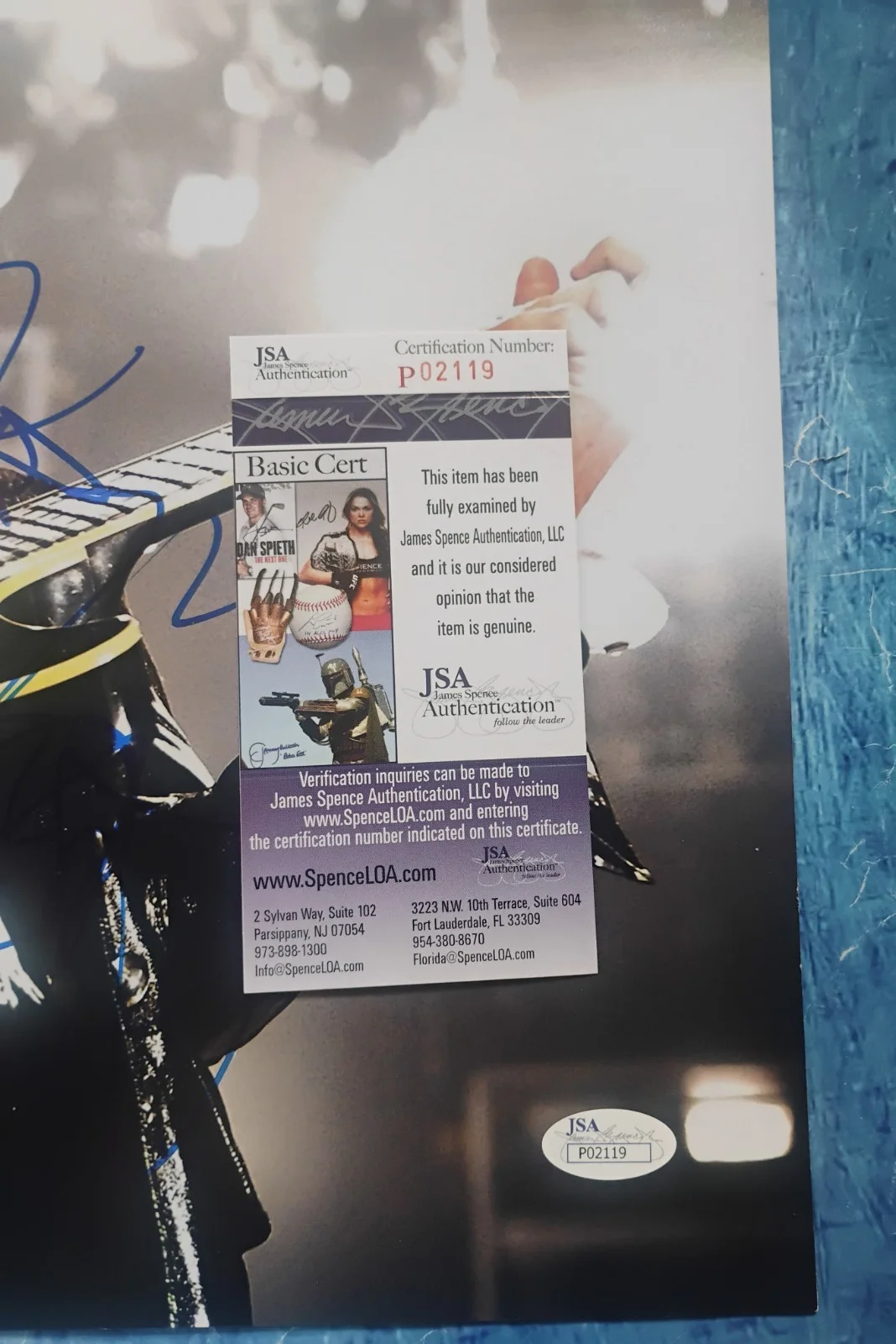 Joe Perry Hand Signed Autograph 11x14 Photo JSA COA Aerosmith NO US TARIFF, изображение 4