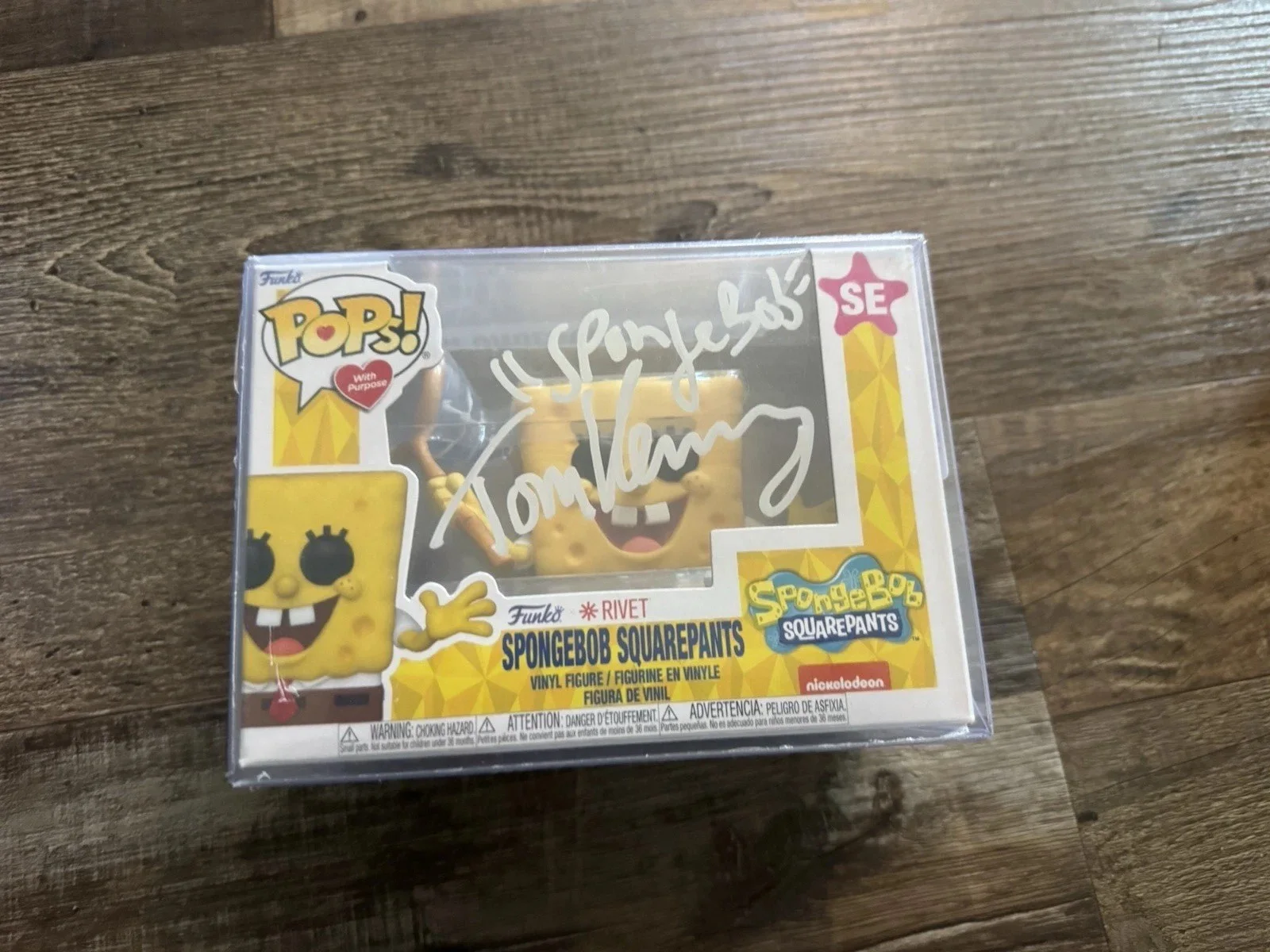 Tom Kenny — Tom Kenny Spongebob Squarepants Special Edition Autographed Signed Funko COA PA