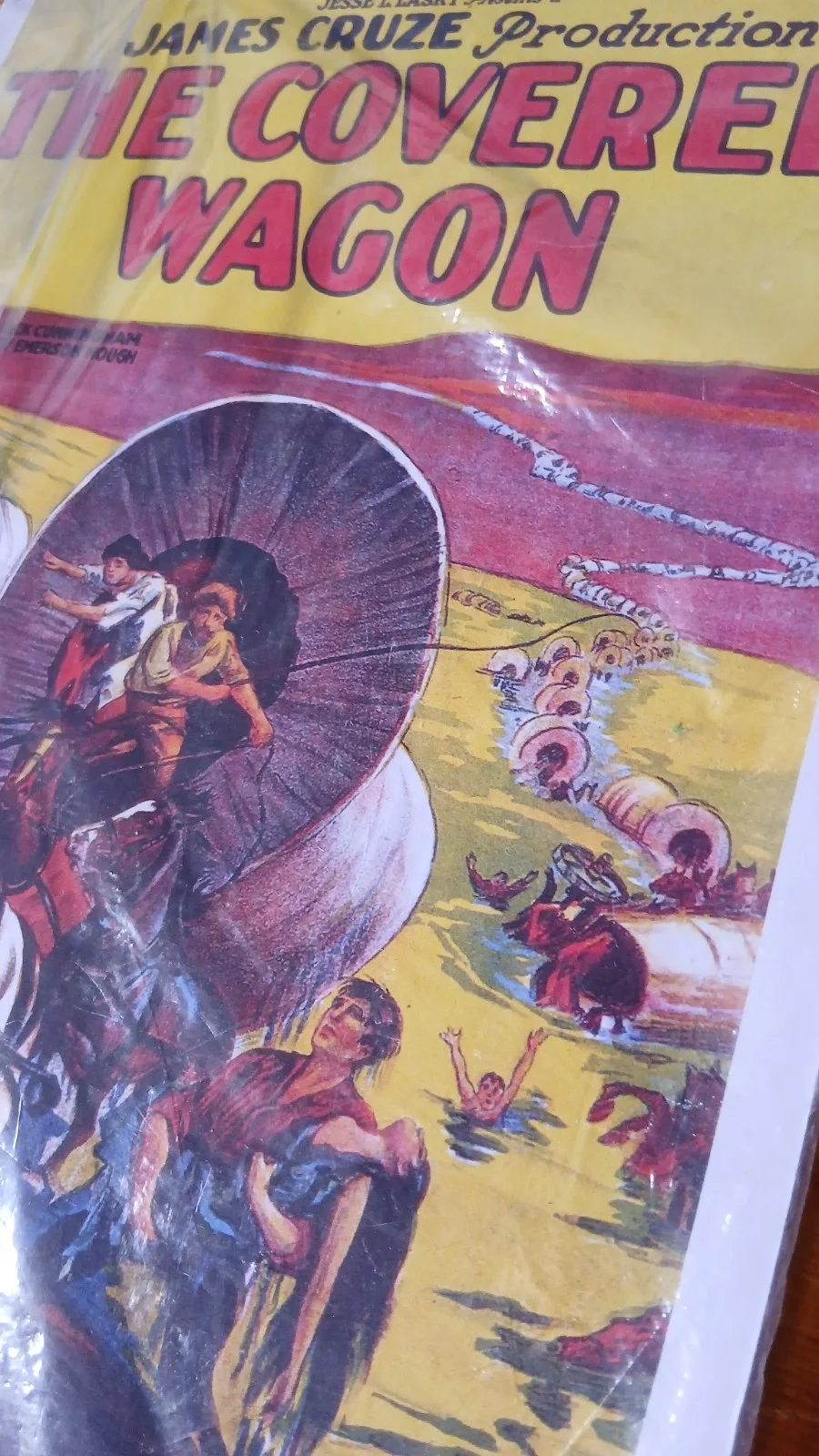 Movie Poster 1920s Film The Covered Wagon James Cruze, изображение 2