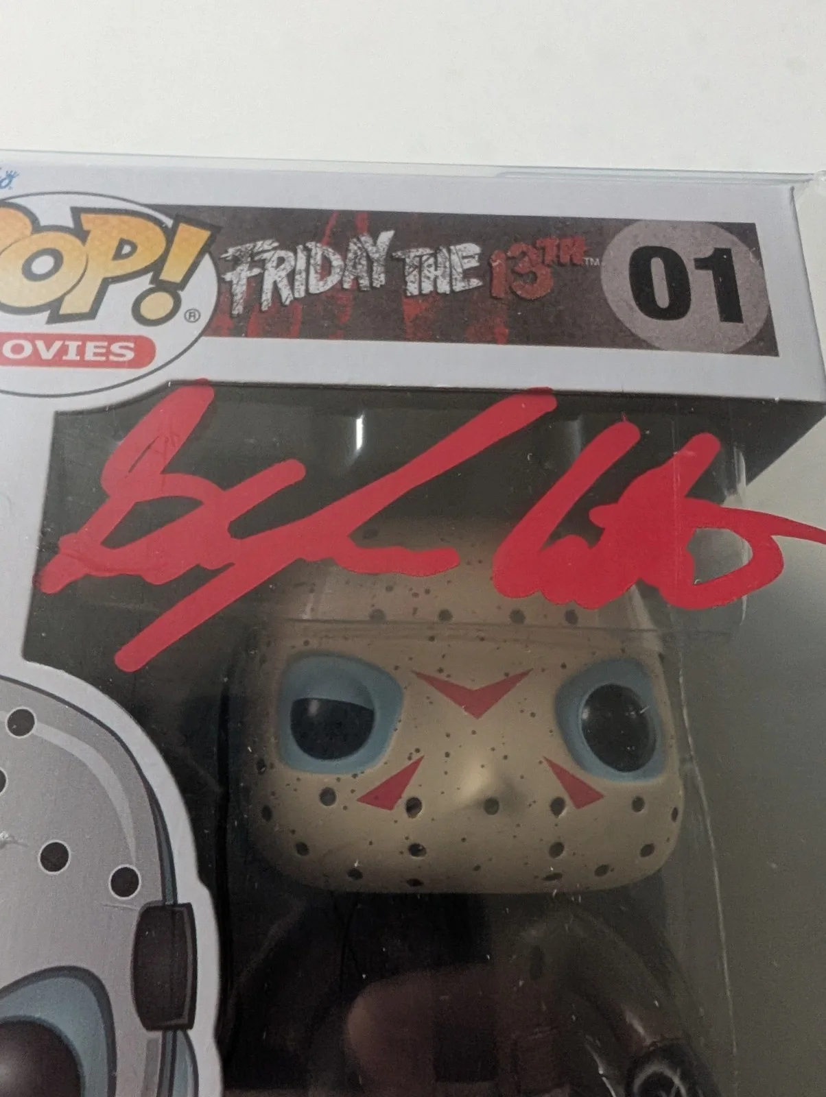 SHUYLER WHITE — SHUYLER WHITE JASON VOORHEES FRIDAY THE 13TH SWEET REVENGE SIGNED FUNKO ZOBIE, изображение 2