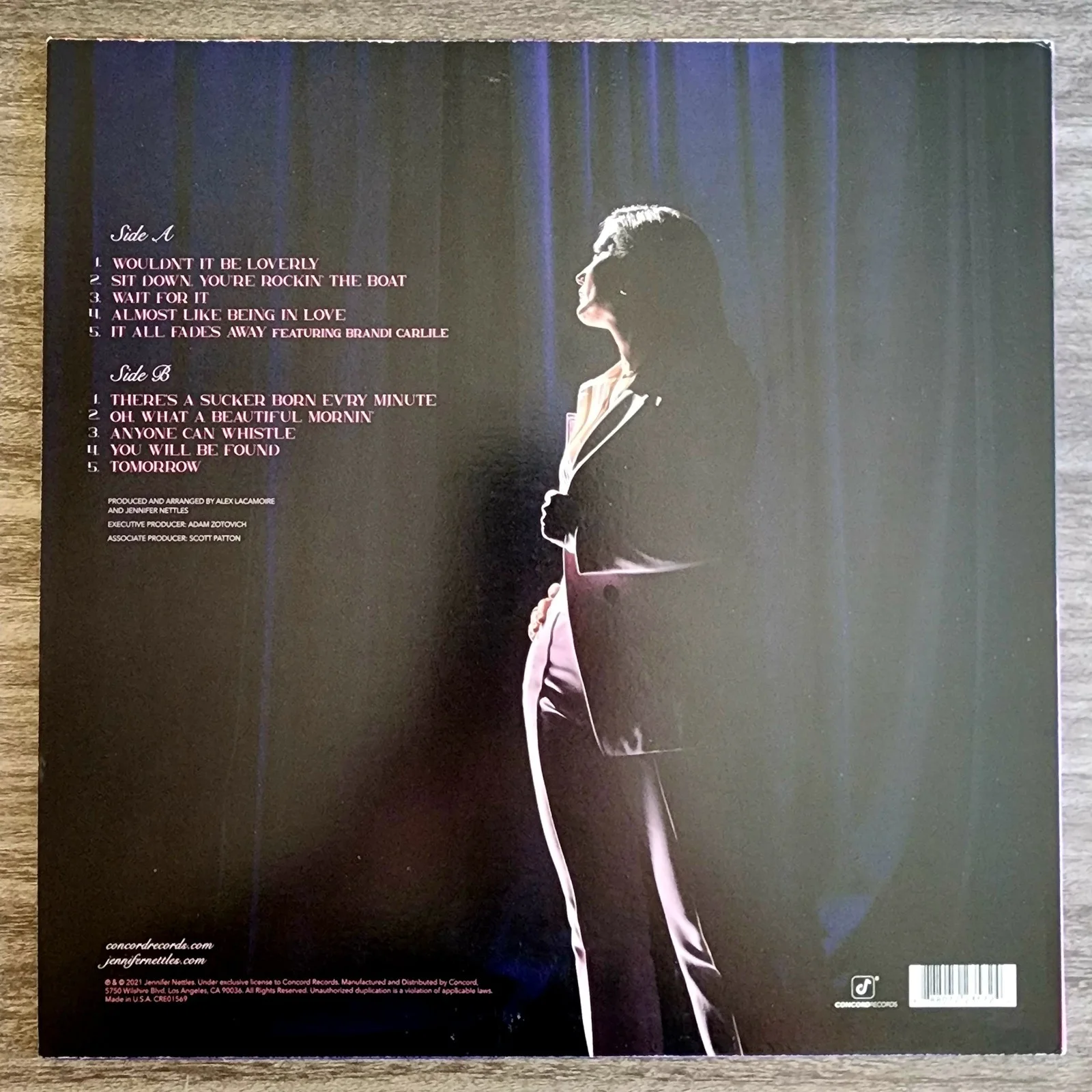 Jennifer Nettles Signed Always Like Vinyl Record Blue Marble Colored RAD, изображение 4