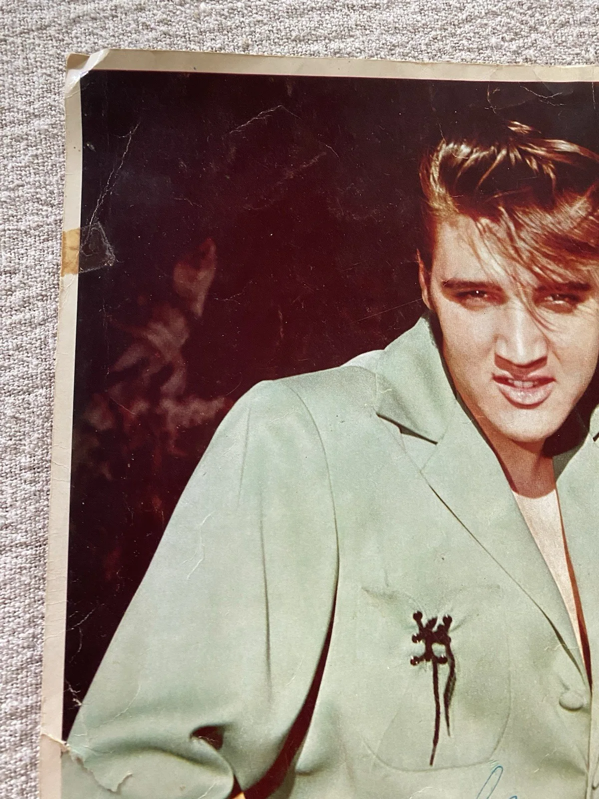 Elvis Presley Signed 11x14 1956 RCA Era “Best Wishes” Autograph (Unverified), image 5