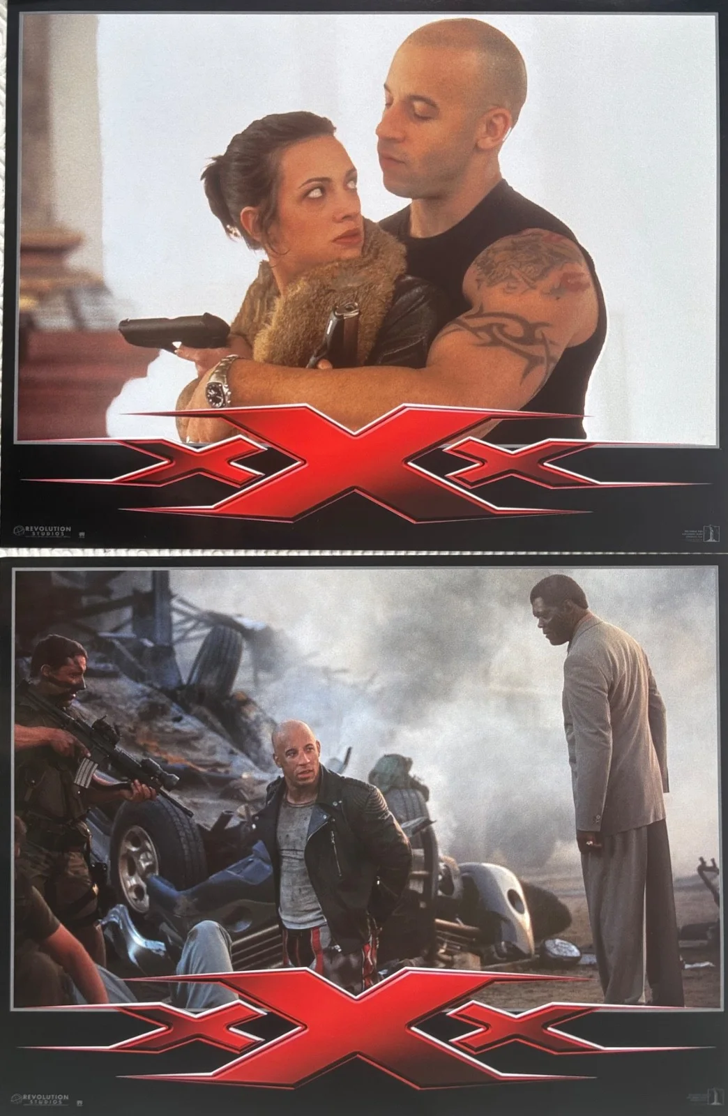 xXx set of 8 Original 2002 French Lobby Cards Vin Diesel, изображение 2