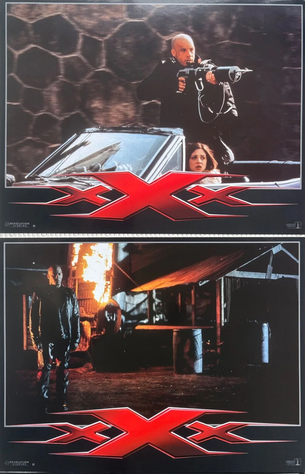 xXx set of 8 Original 2002 French Lobby Cards Vin Diesel, изображение 5