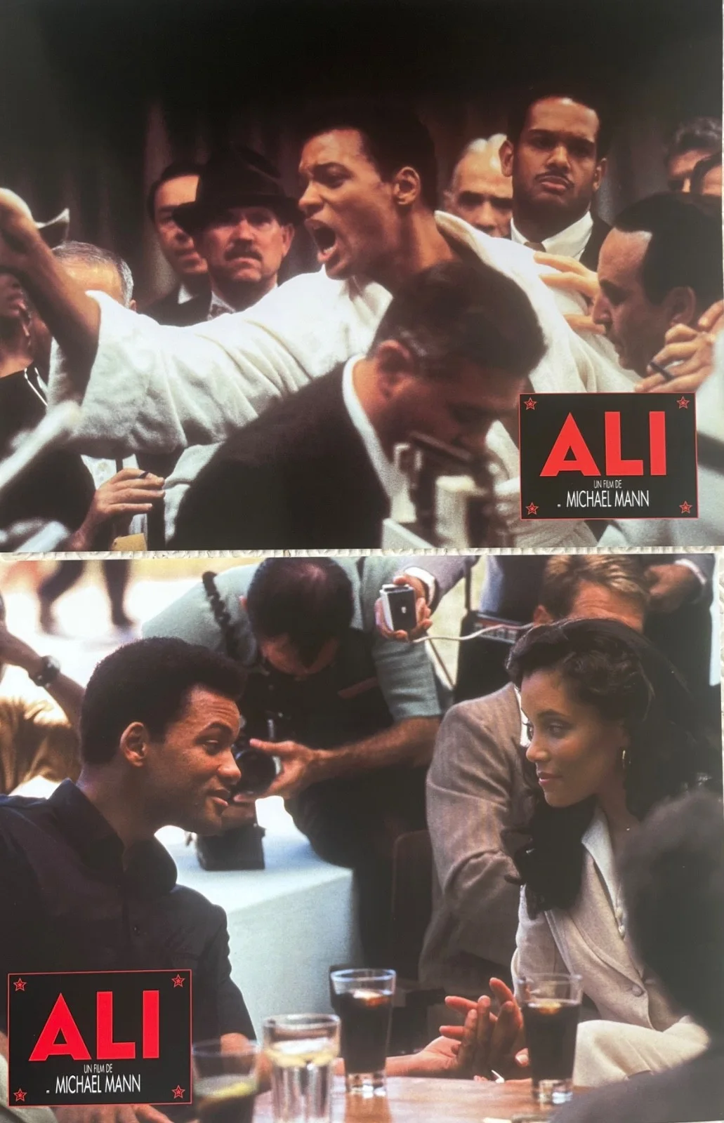 Ali set of 10 Original 2001 French Lobby Cards Will Smith Jamie Foxx Jon Voight, изображение 5
