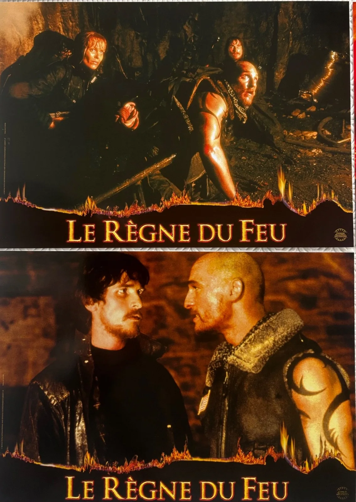 Reign of Fire set of 10 Original 2002 French Lobby Cards Christian Bale, изображение 4