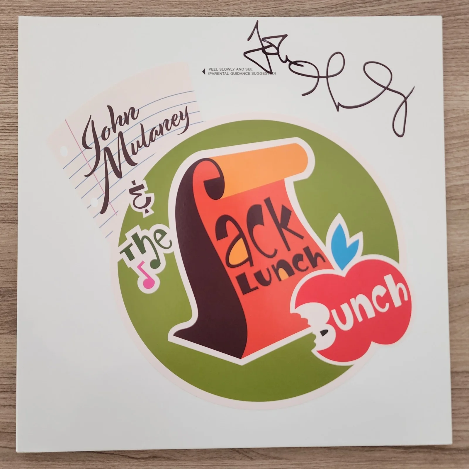 John Mulaney Signed The Sack Lunch Bunch Vinyl Record Netflix Comedy LEGEND JSA, image 2