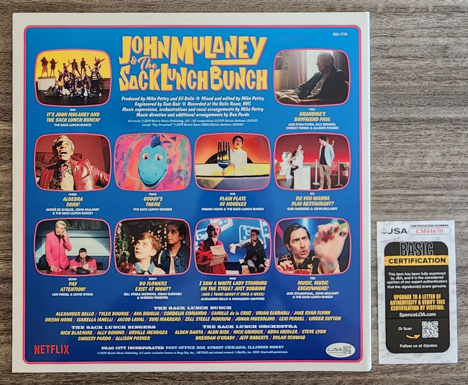 John Mulaney Signed The Sack Lunch Bunch Vinyl Record Netflix Comedy LEGEND JSA, image 3