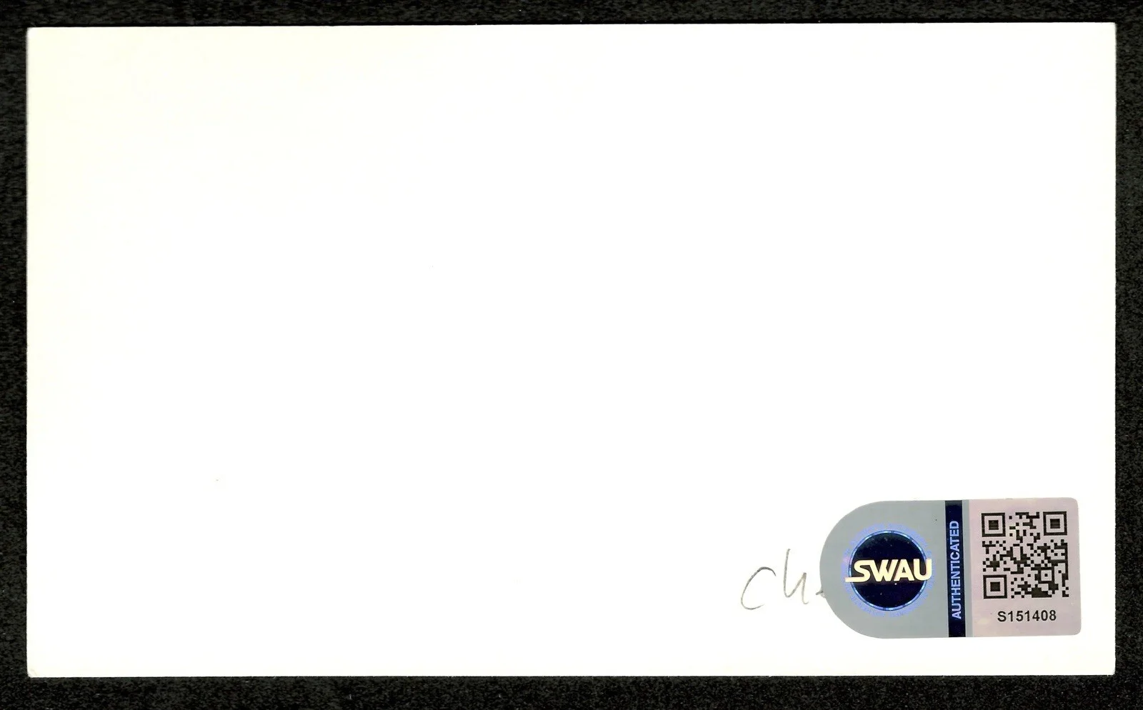 Cher Signed Autographed 3x5 Card SWAU Cert Moonstruck I Got You Babe, image 2