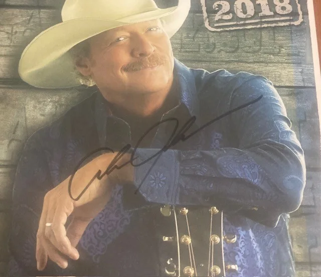 Alan Jackson Signed Autographed LE Honky Tonk Highway Concert Tour 2018 Poster, изображение 2
