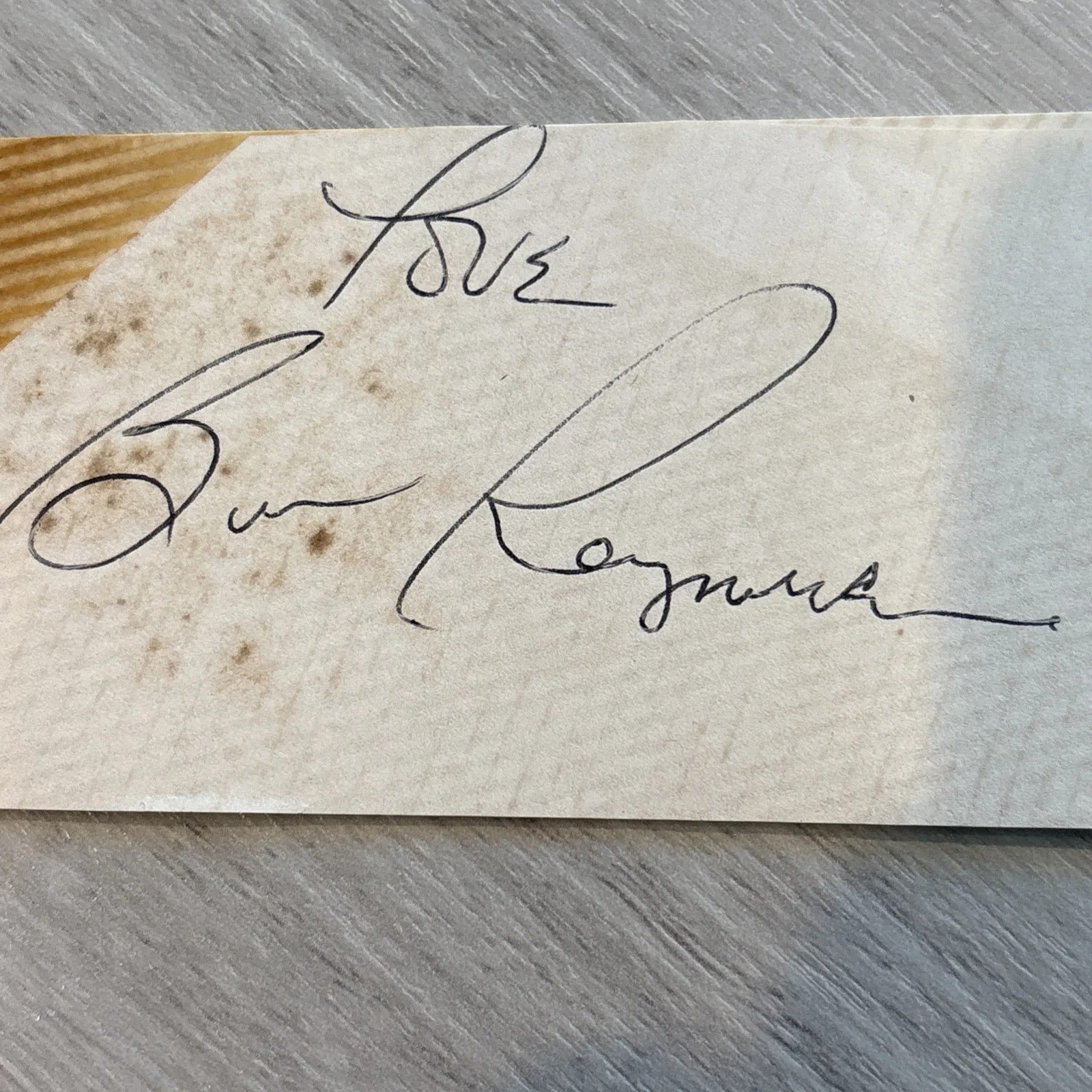Burt Reynolds Signed Cut Signature Autographed Actor, image 2