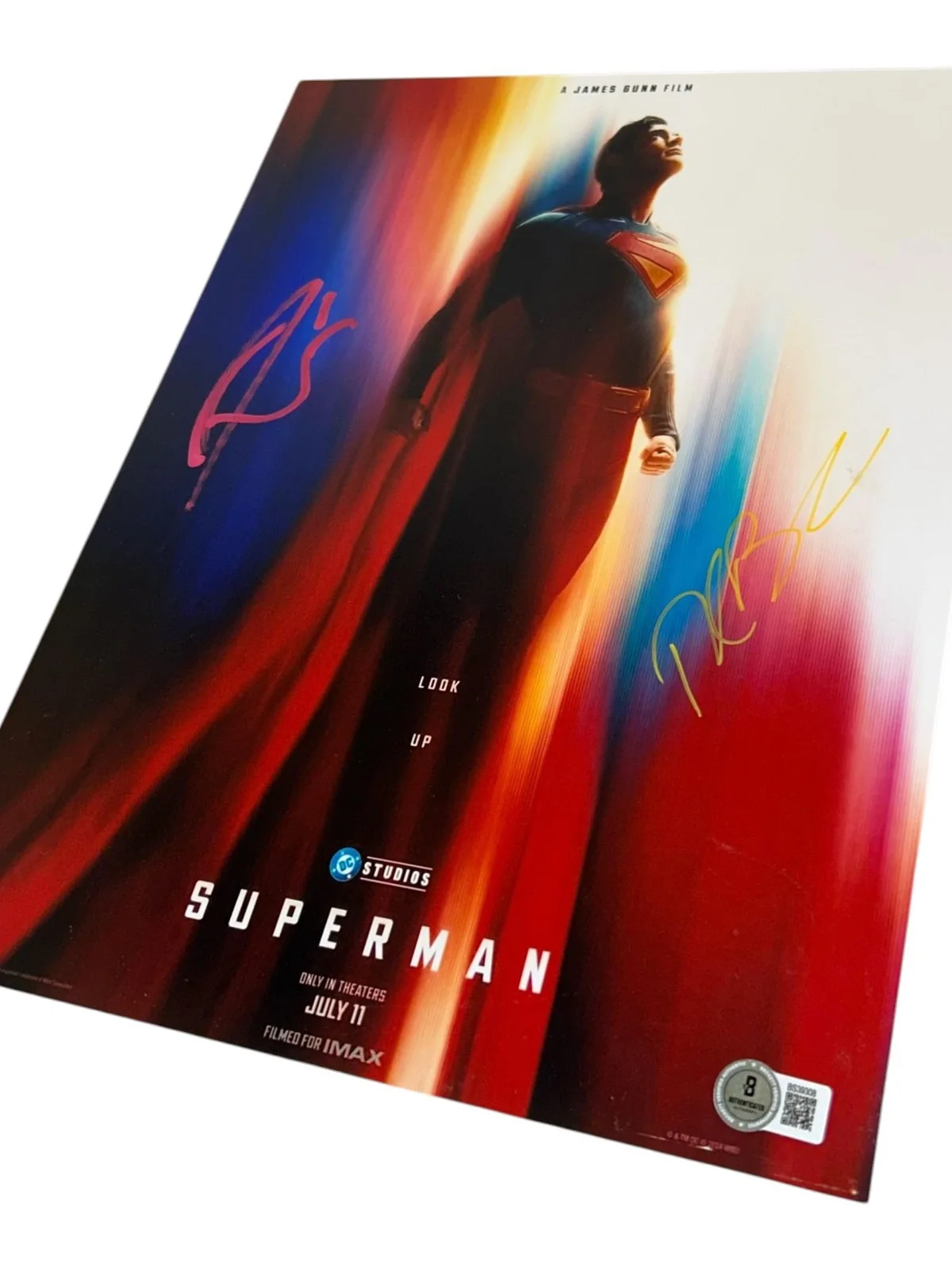 Superman 2025 Signed 11x14 Poster (David Corenswet, Rachel Brosnahan) #25040, image 2