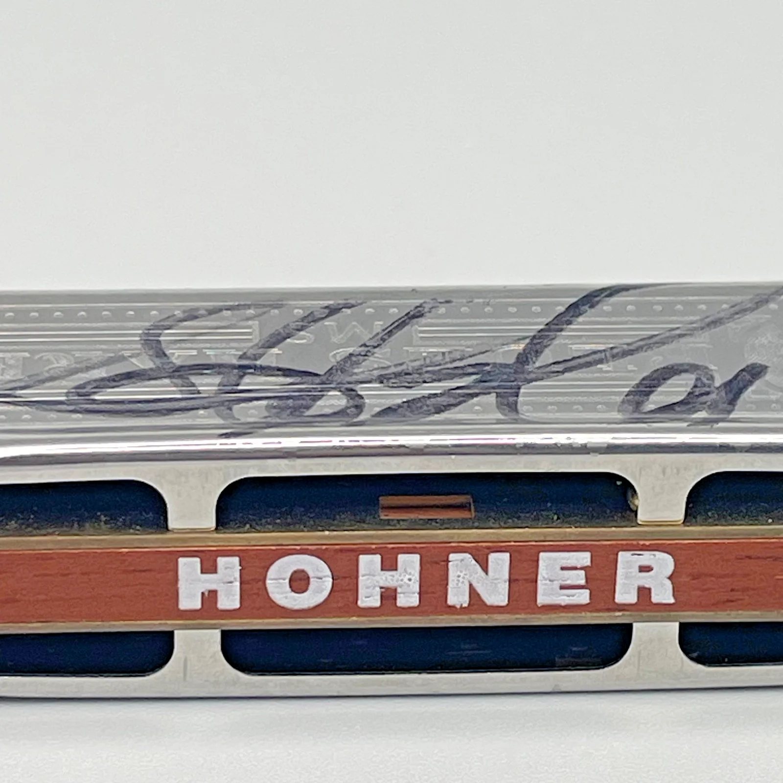 Steven Tyler Aerosmith Autographed JSA Harmonica Hohner Blues Harp Key A 2006, image 5