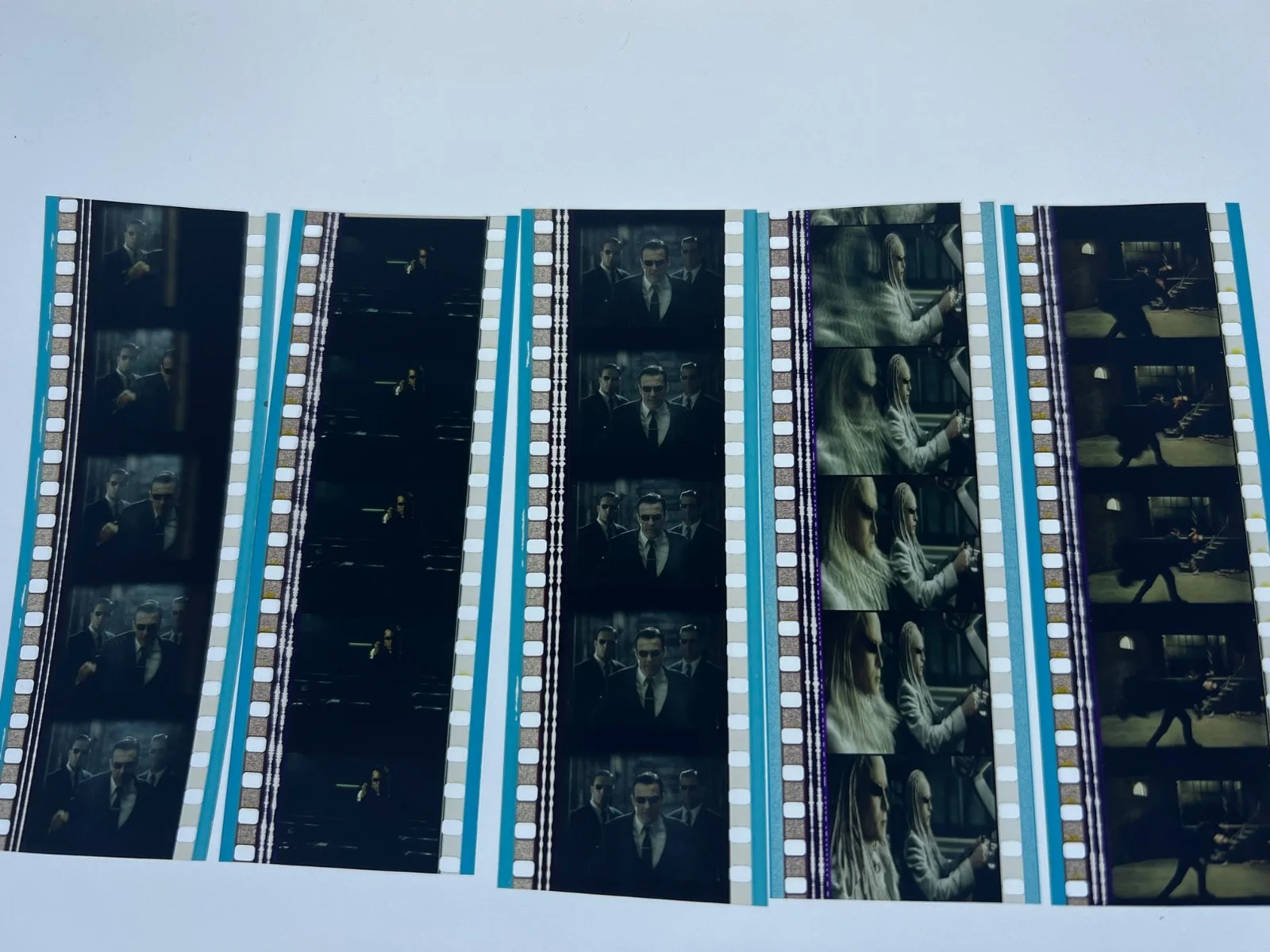 Matrix Reloaded 35mm Film Cells Strips - 5 Strips of 5 Cells FREE P&P, изображение 2
