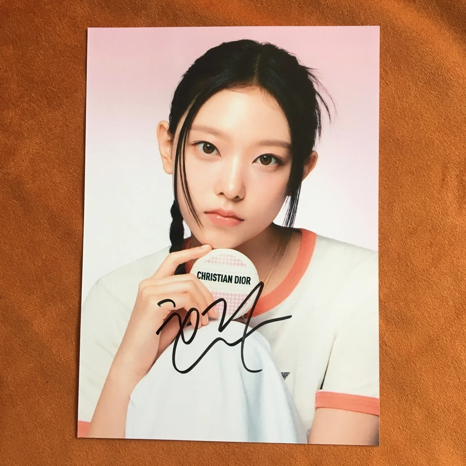 2026 NEWJEANS HAERIN Autographed Signed Photo K-POP Collection 4*6, image 3