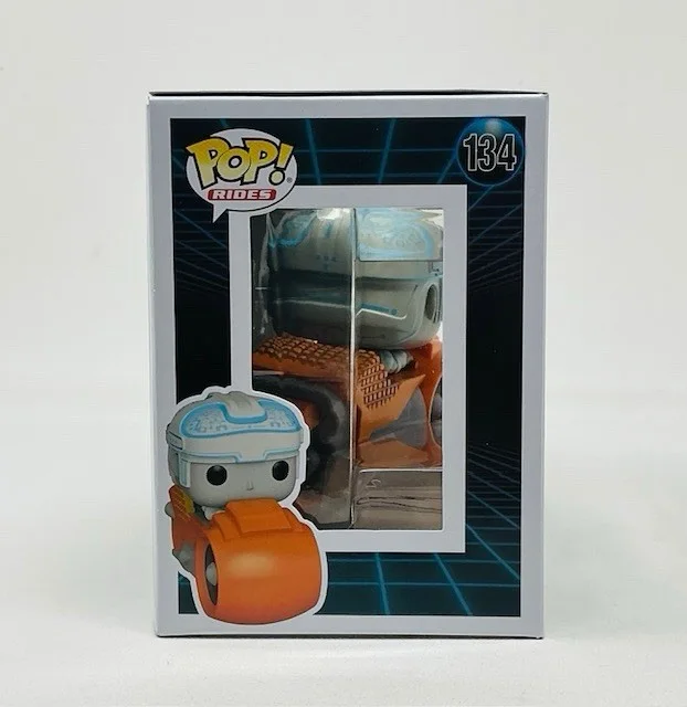 Bruce Boxleitner Autographed Tron On Light Cycle Disney TRON Funko Pop Rides, изображение 3
