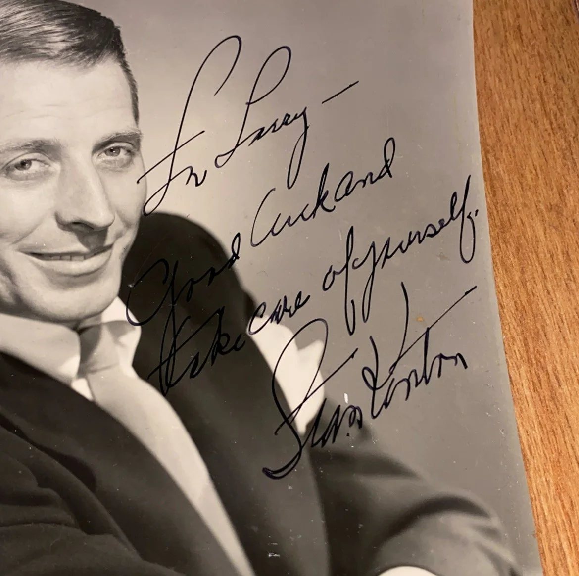 Antique Vintage Stan Kenton and his Orchestra Signed And Inscribed Photograph, изображение 3