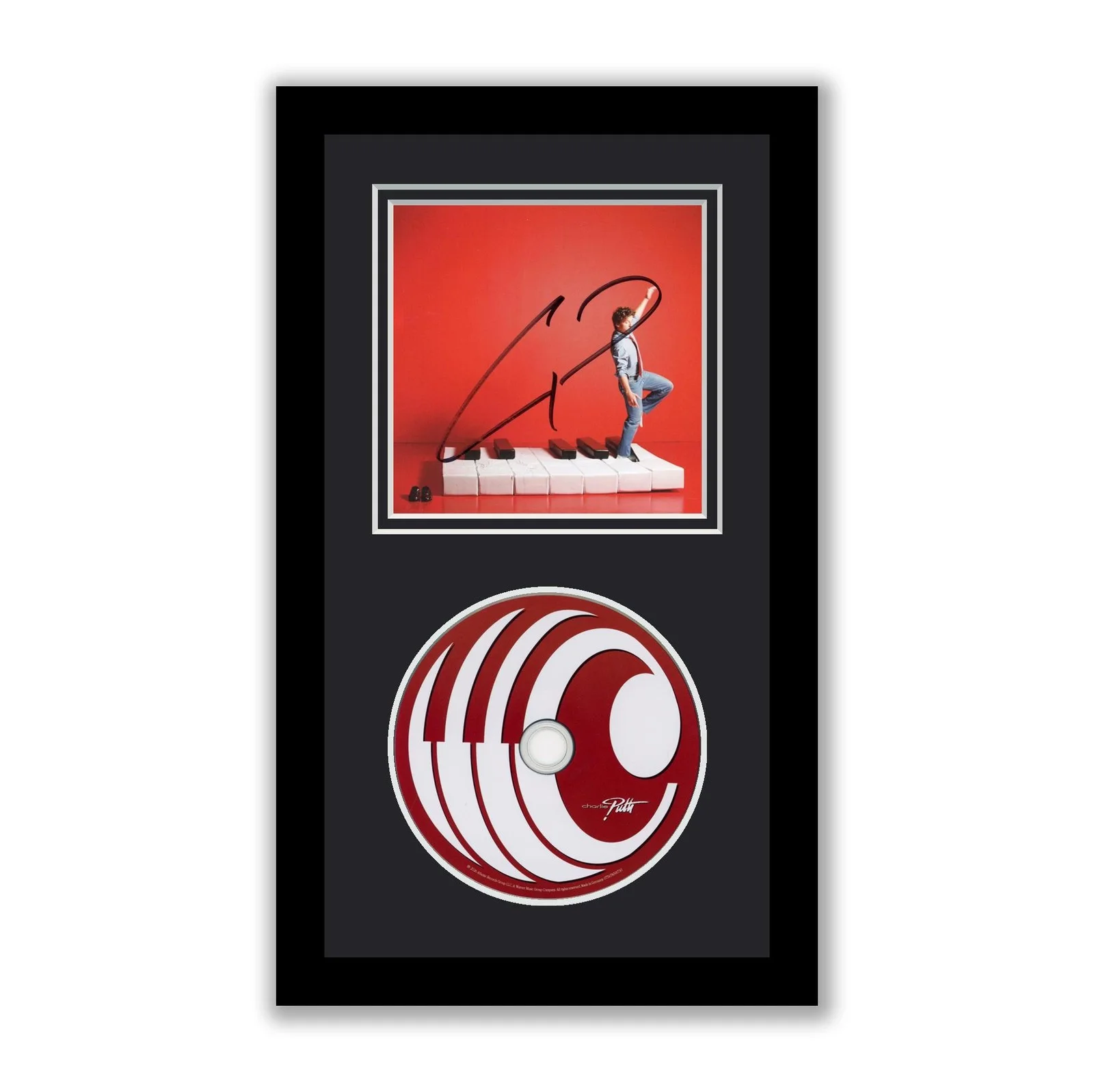 Charlie Puth — Charlie Puth Autographed Signed Framed CD Whatever's Clever! ACOA