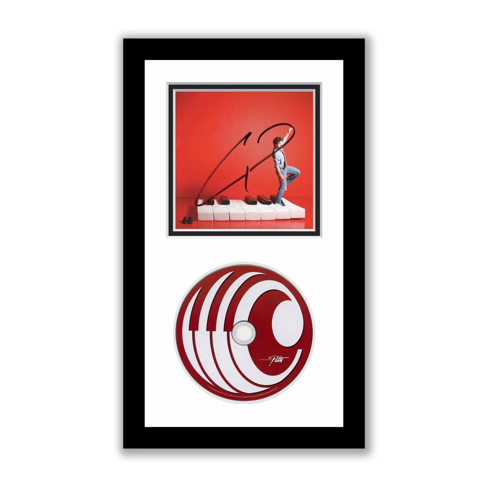 Charlie Puth — Charlie Puth Autographed Signed Framed CD Whatever's Clever! ACOA