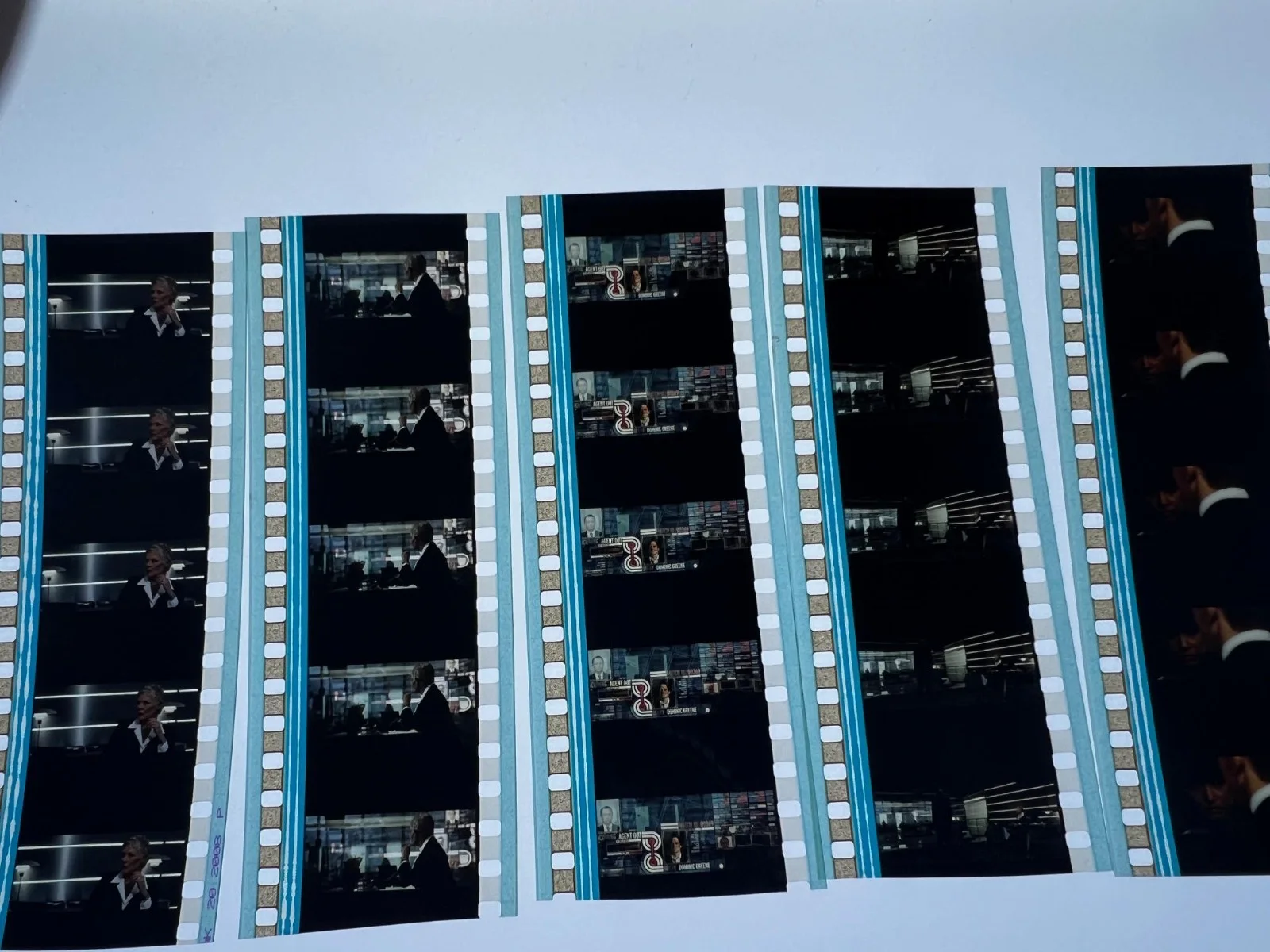 James Bond Quantum Solace 35mm Film Cells Strips - 5 Strips of 5 Cells FREE P&P, изображение 3