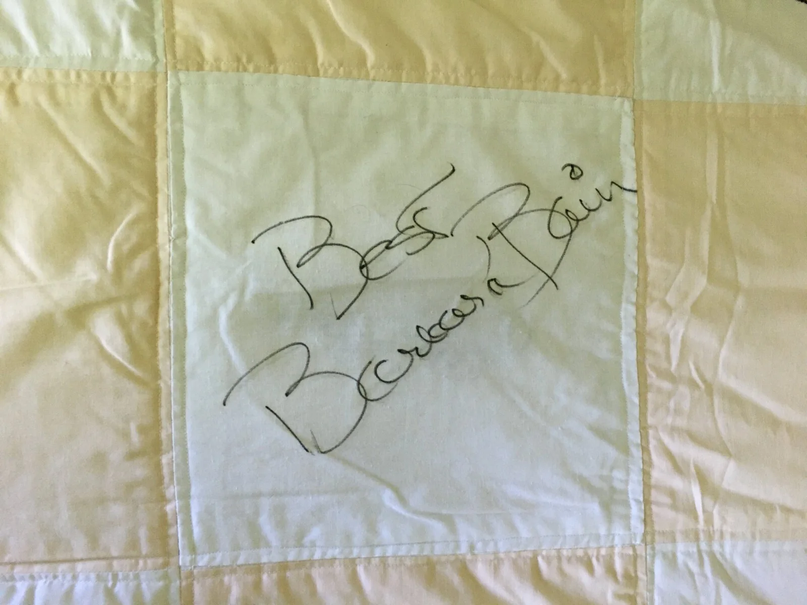 SPACE: 1999 Cast, Crew — SPACE: 1999 Autographed Quilt, image 5