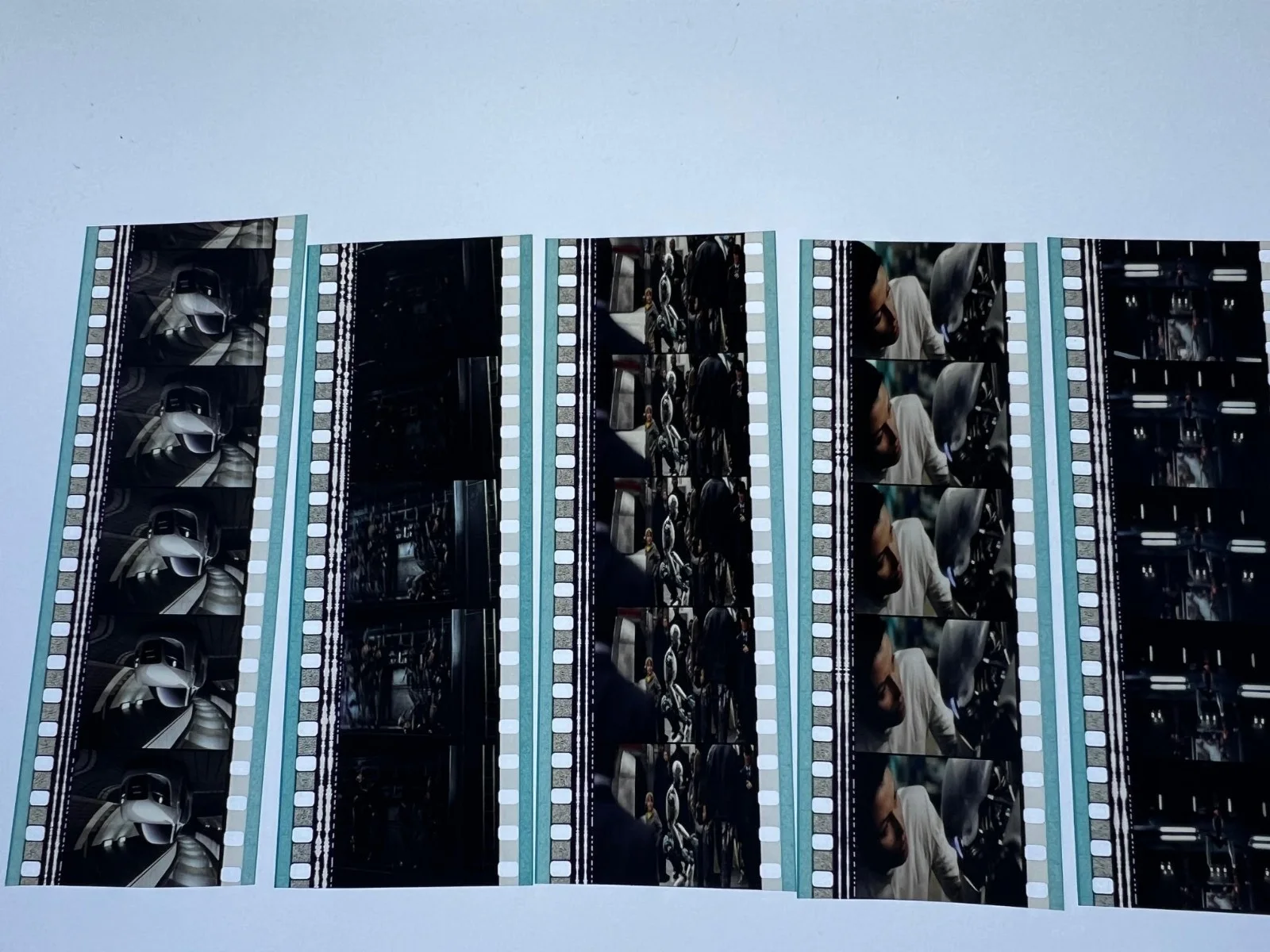 I Robot 35mm Film Cells Strips - 5 Strips of 5 Cells FREE P&P, изображение 2