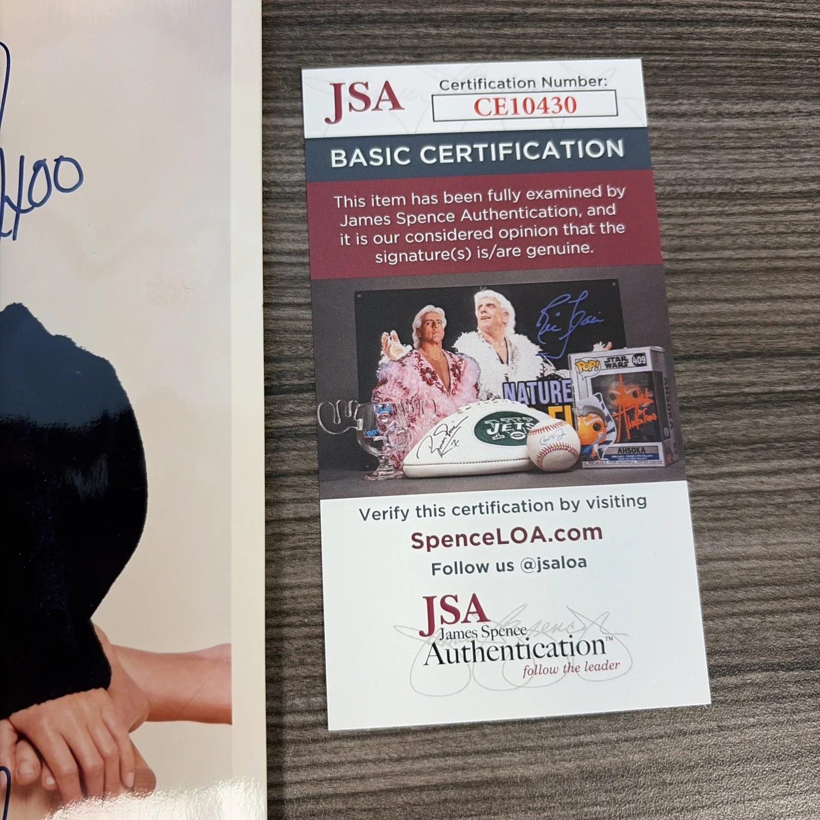 Vendela Kirsebom Thomessen Signed Autographed 8x10 Photo With JSA COA, изображение 3