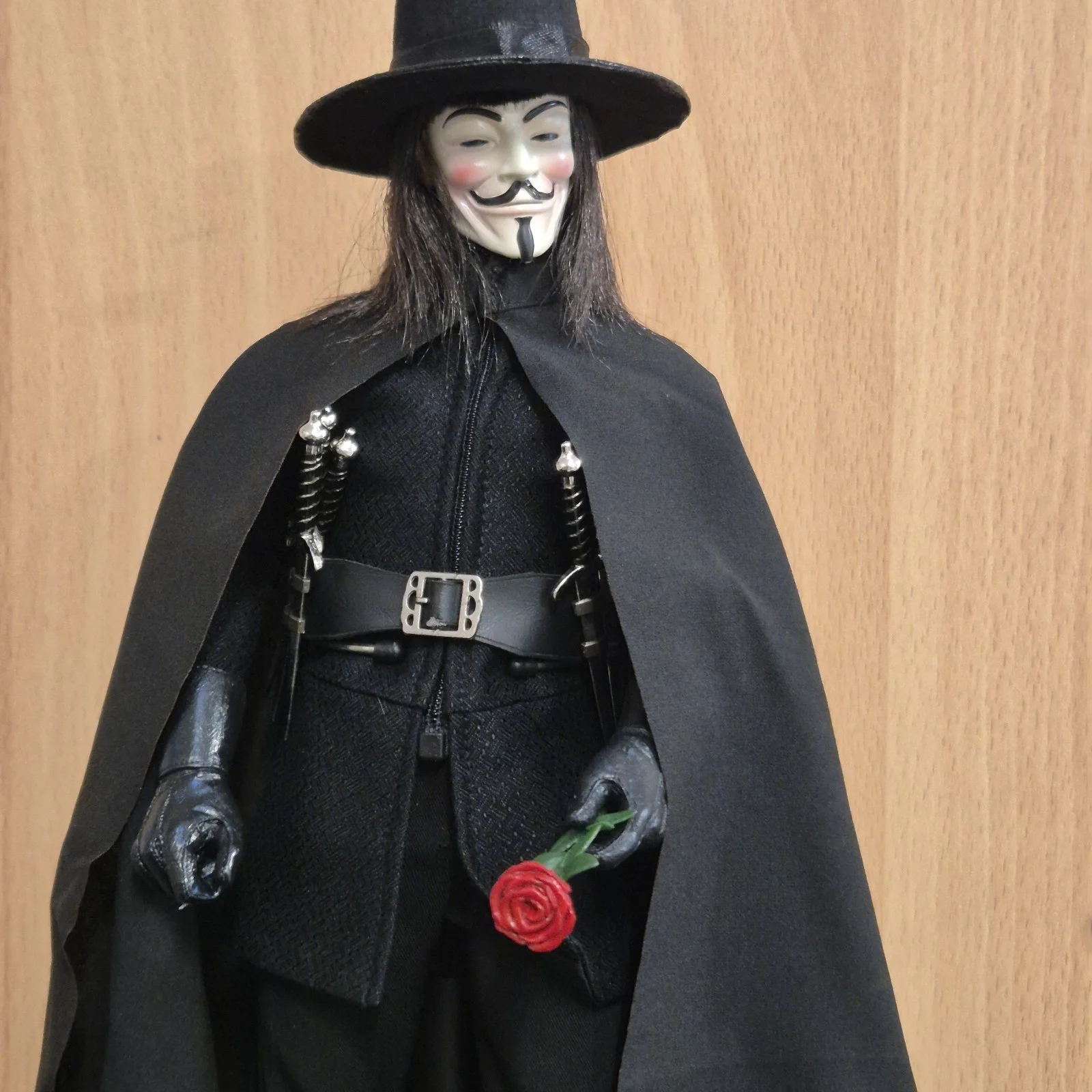 Toys Power 1/6 V for Vendetta V Anonymous Guy Fawkes 12" Figure + Mask CT003, изображение 2