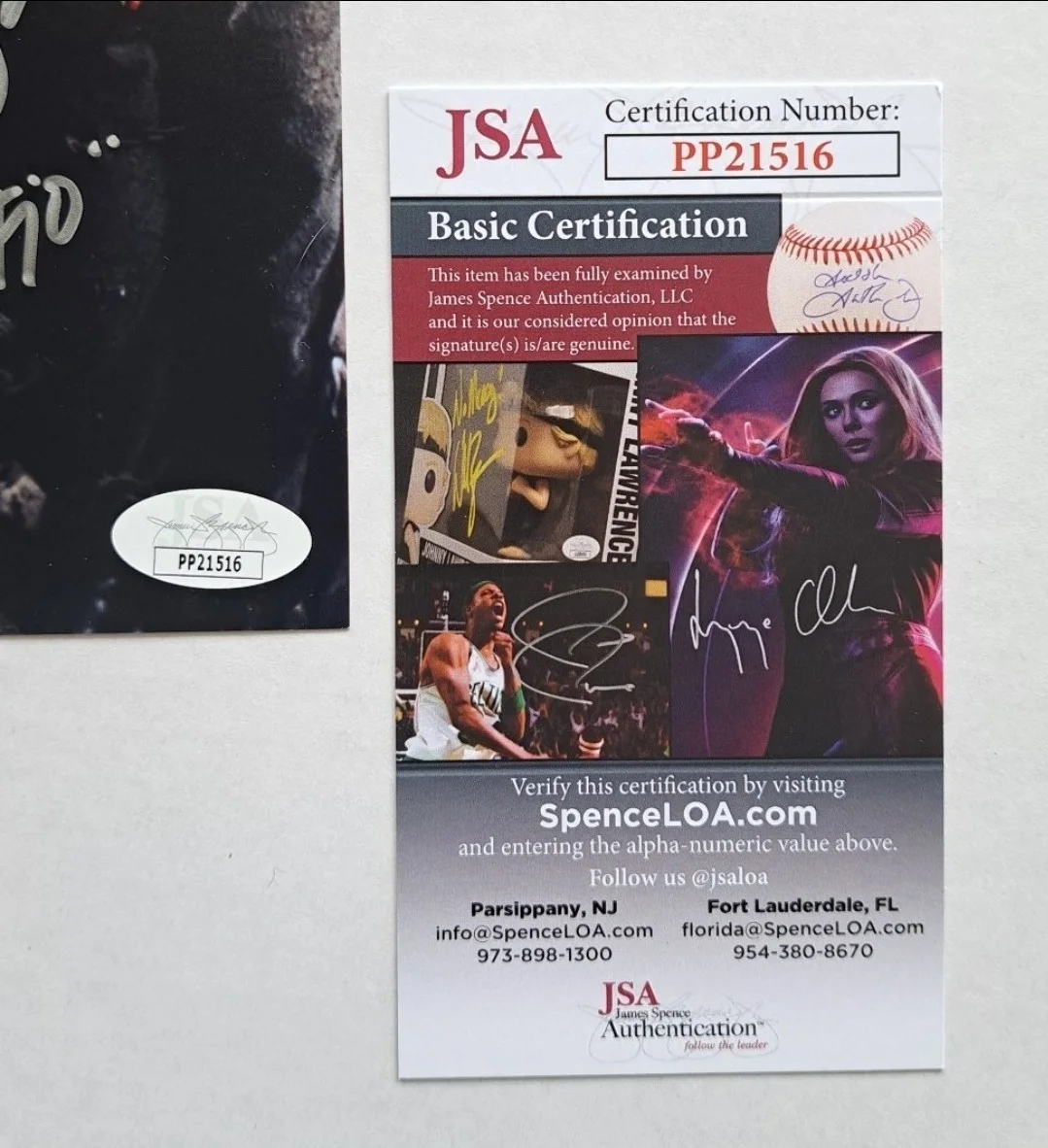 *DANTE BRASCO* Signed & Inscribed "RUFIO" Premium Hook 8x10 Photo JSA COA Rare, изображение 4