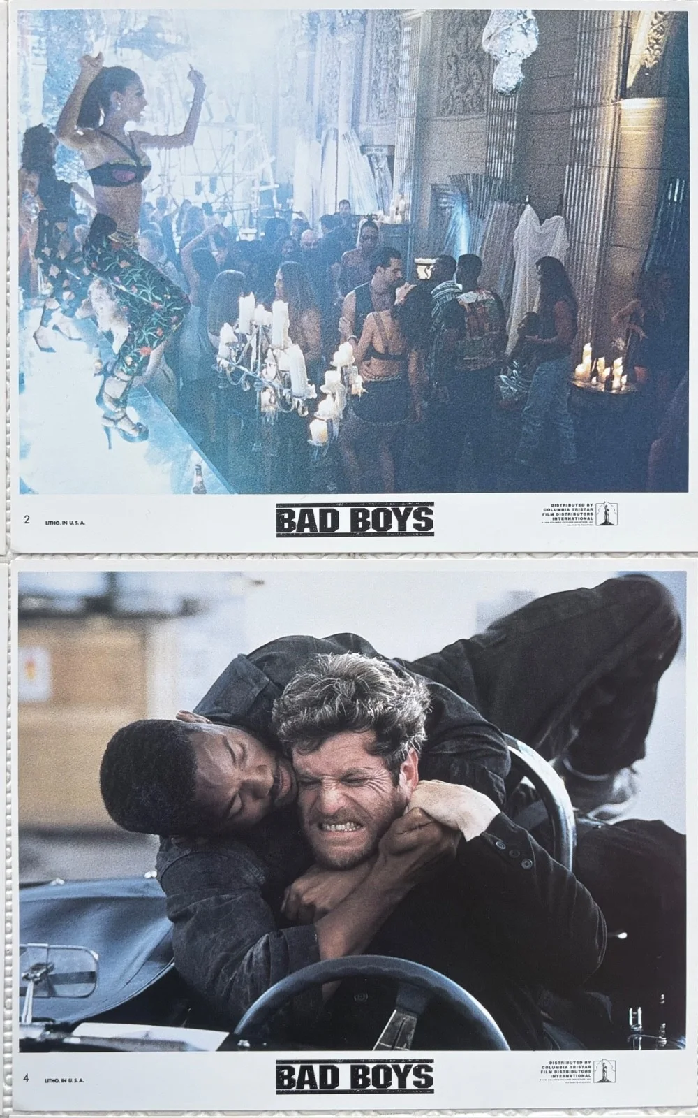 Bad Boys set of 8 Original 1995 FOH Lobby Cards Will Smith Martin Lawrence, изображение 4
