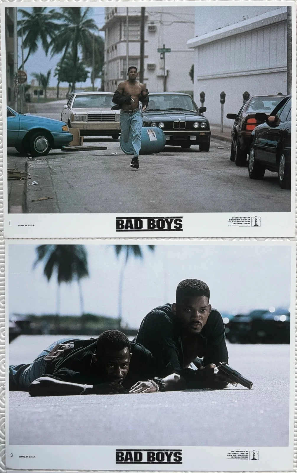 Bad Boys set of 8 Original 1995 FOH Lobby Cards Will Smith Martin Lawrence, изображение 5