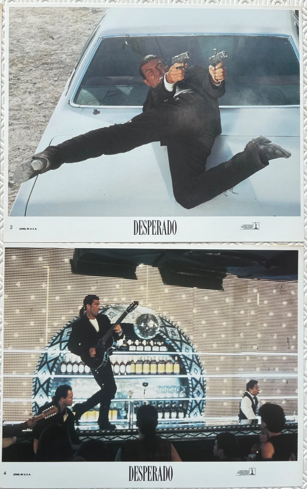 Desperado set of 8 Original 1995 FOH Lobby Cards Antonio Banderas, изображение 4