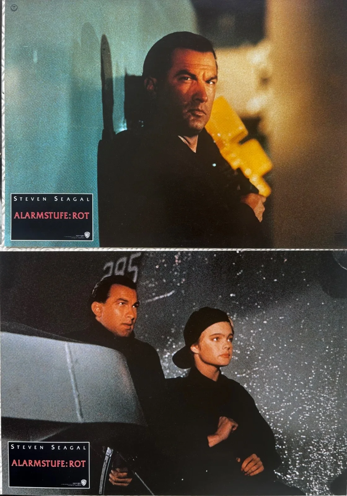 Under Siege set of 16 Original German Lobby Cards in envelope Steven Seagal, image 4