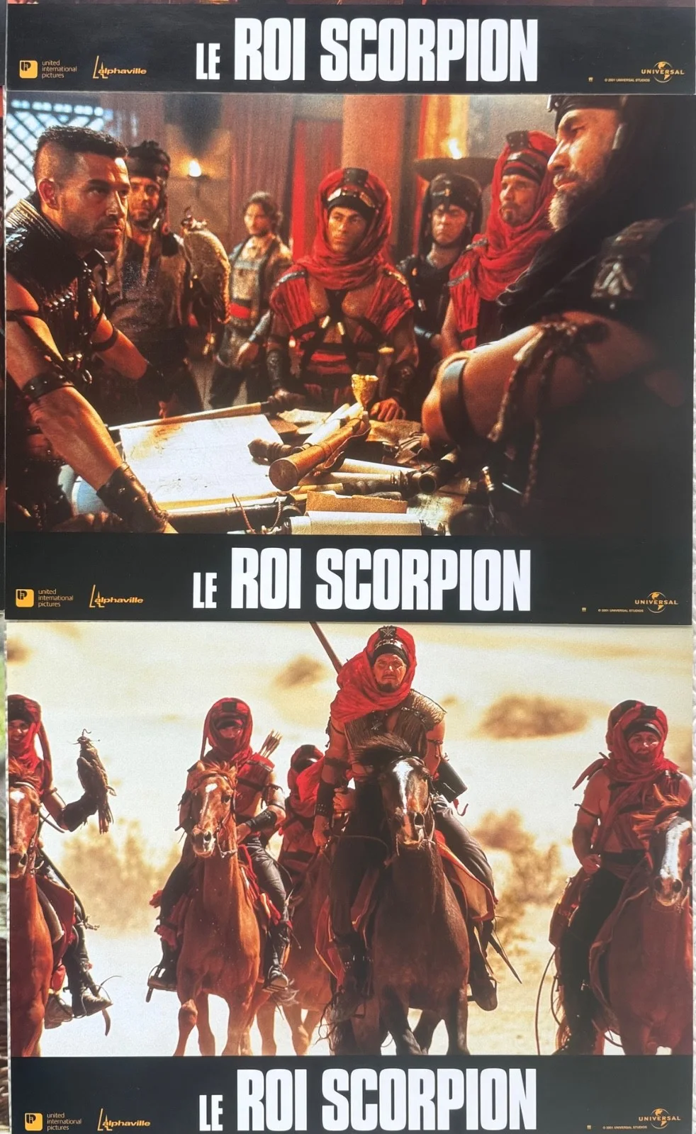 The Scorpion King set of 12 Original 2002 French Lobby Cards Dwayne Johnson, изображение 2