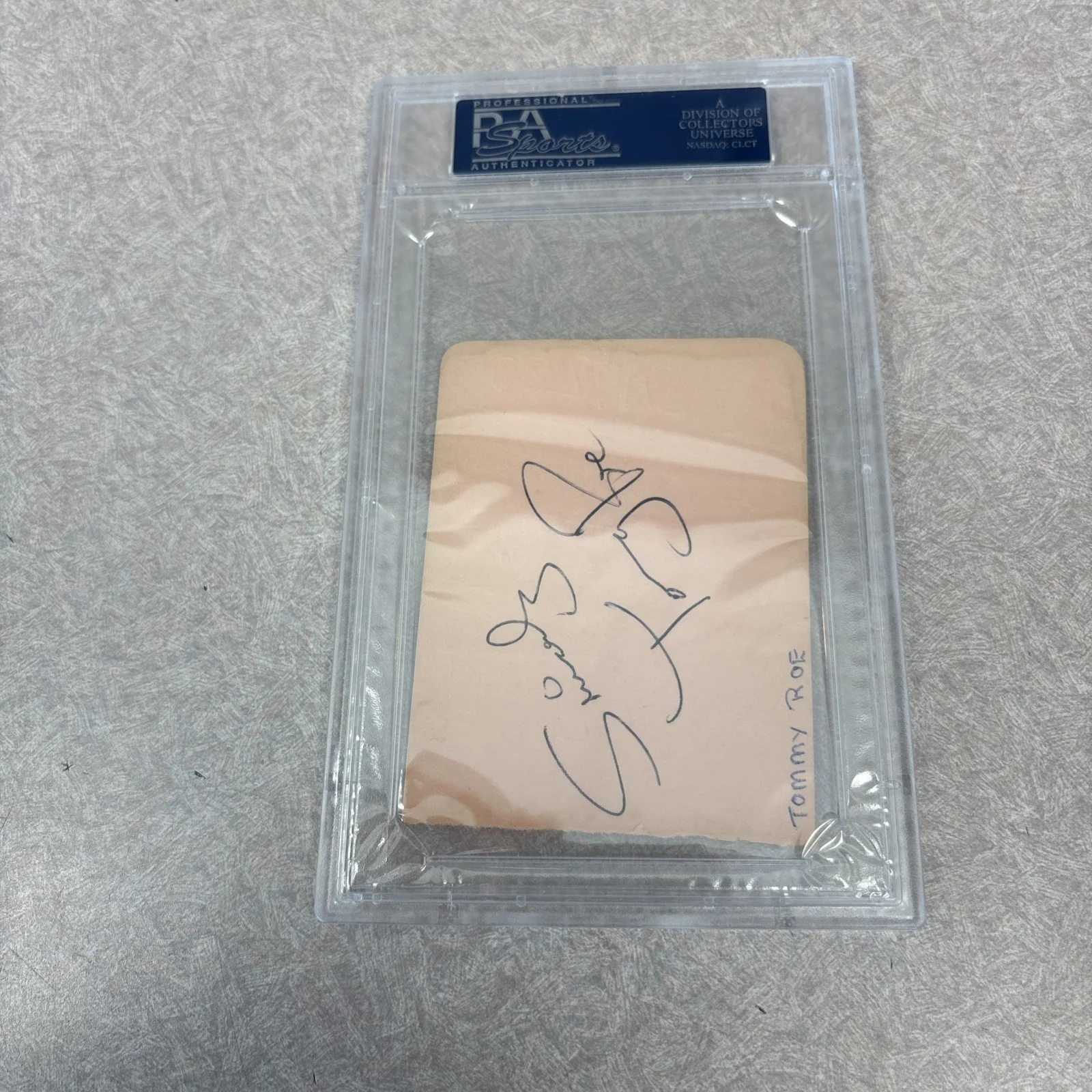 GEORGE HARRISON RINGO STARR TOMMY ROE SIGNED CUT PSA AUTO BEATLES AUTOGRAPH, image 2